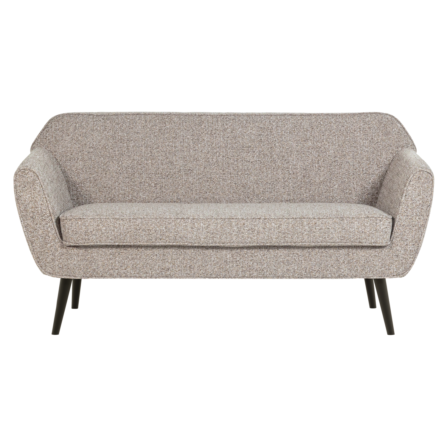 Sofa 2-sitzig ROCCO grau-beige Melange