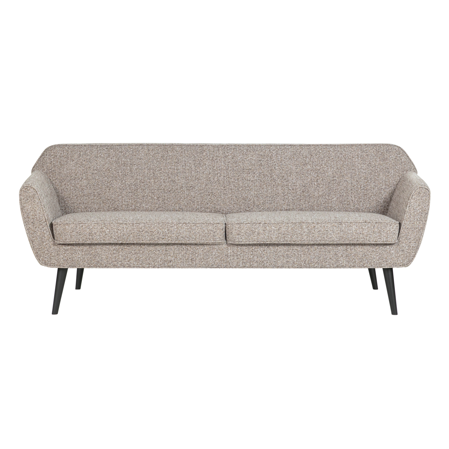 Sofa 2,5-sitzig ROCCO beige-braun meliert