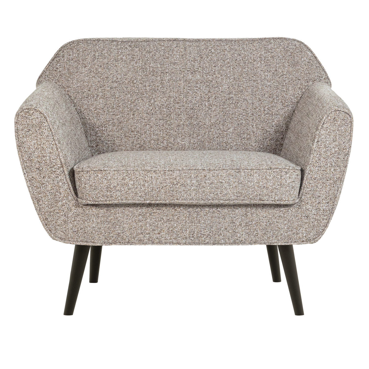 Sessel ROCCO beige-braun meliert