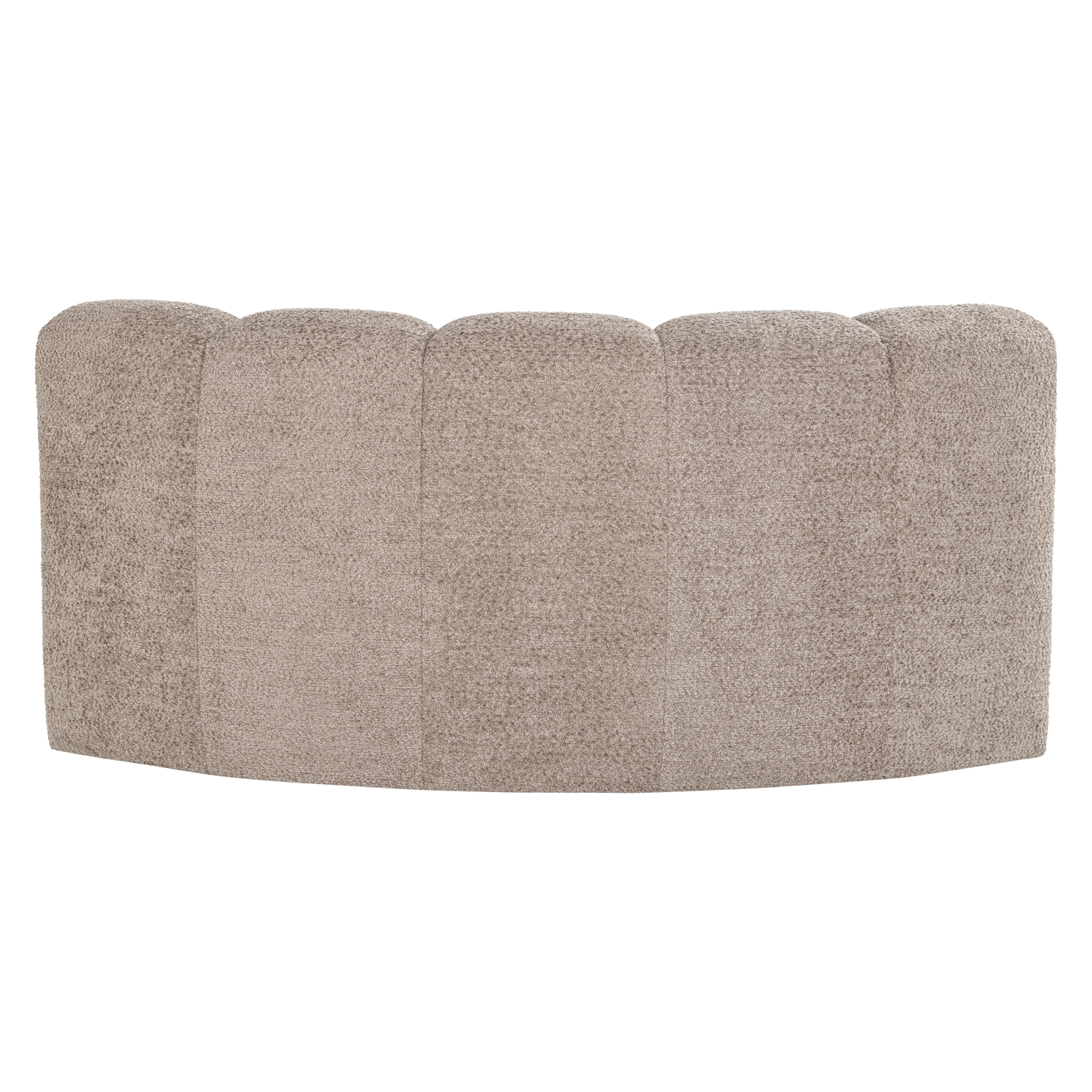 Modulares Sofa MOJO BENCH - halbr Ecke in sandfarbenem Schafswollbezug