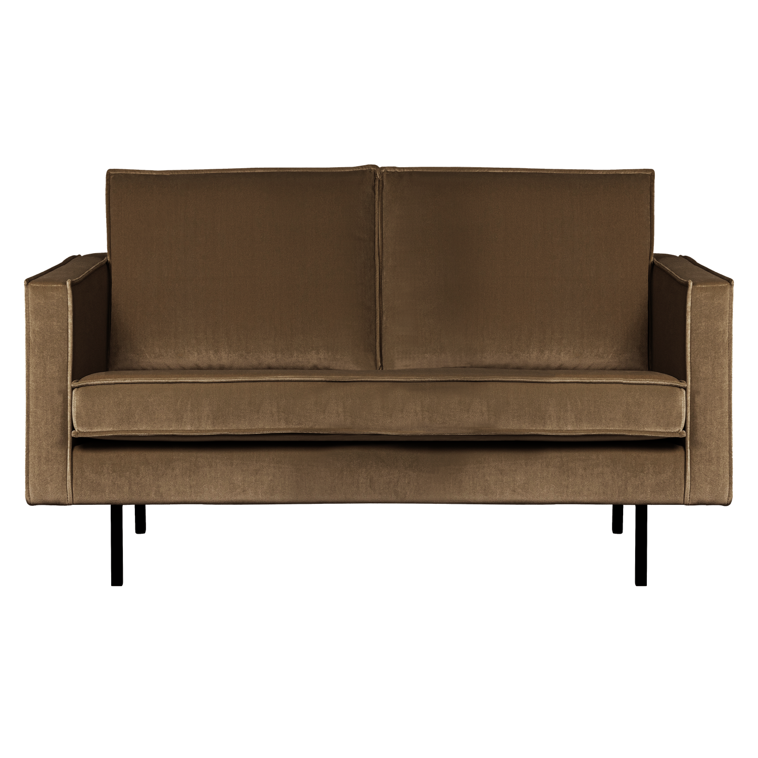 Sofa aus Samt 2-sitzig RODEO taupe