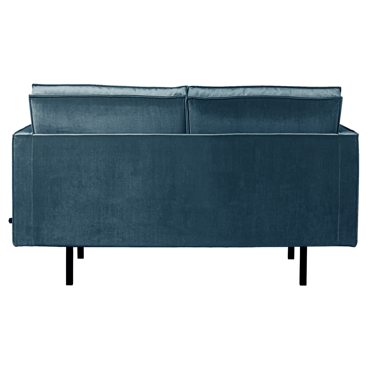 Sofa aus Samt 2-sitzig RODEO blau