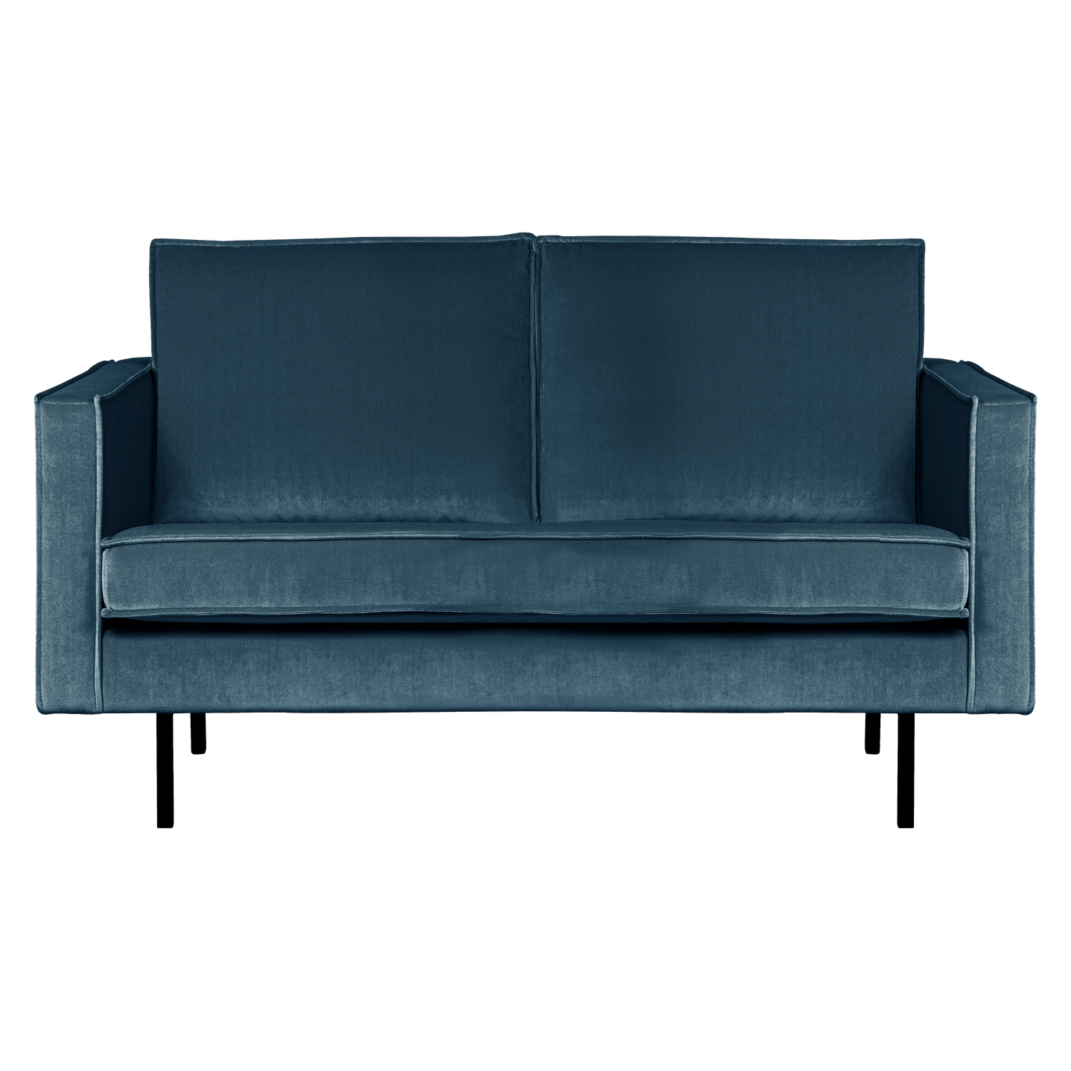 Sofa aus Samt 2-sitzig RODEO blau