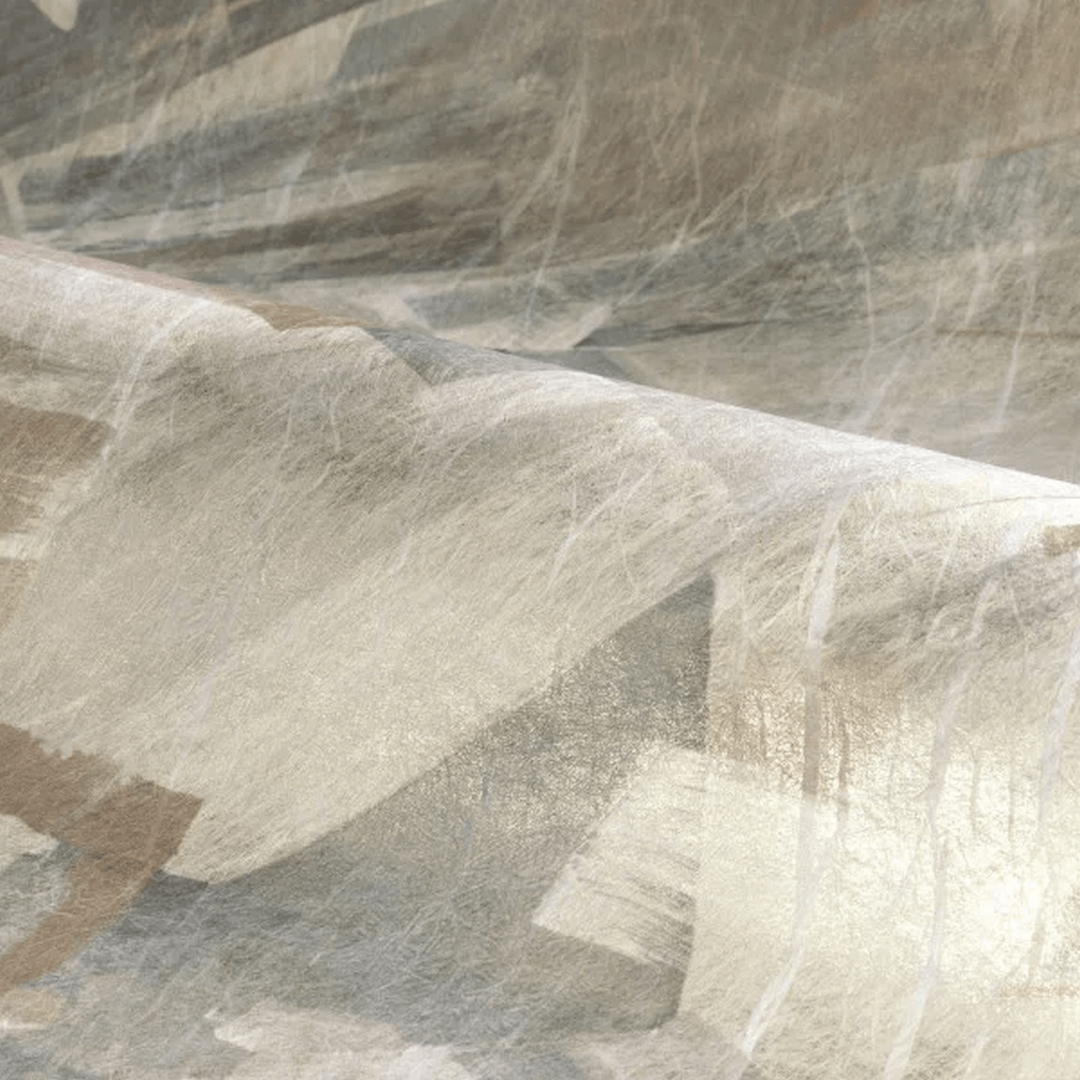 Non-woven wallpaper with abstract pattern IMPULSION - PLATINUM PEARL platinum pearl