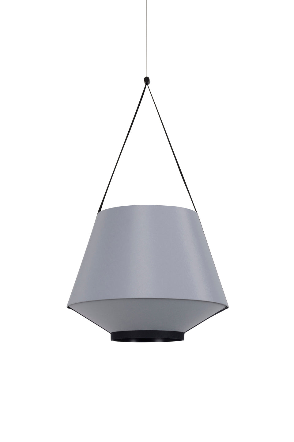 Carrie gray hanging lamp