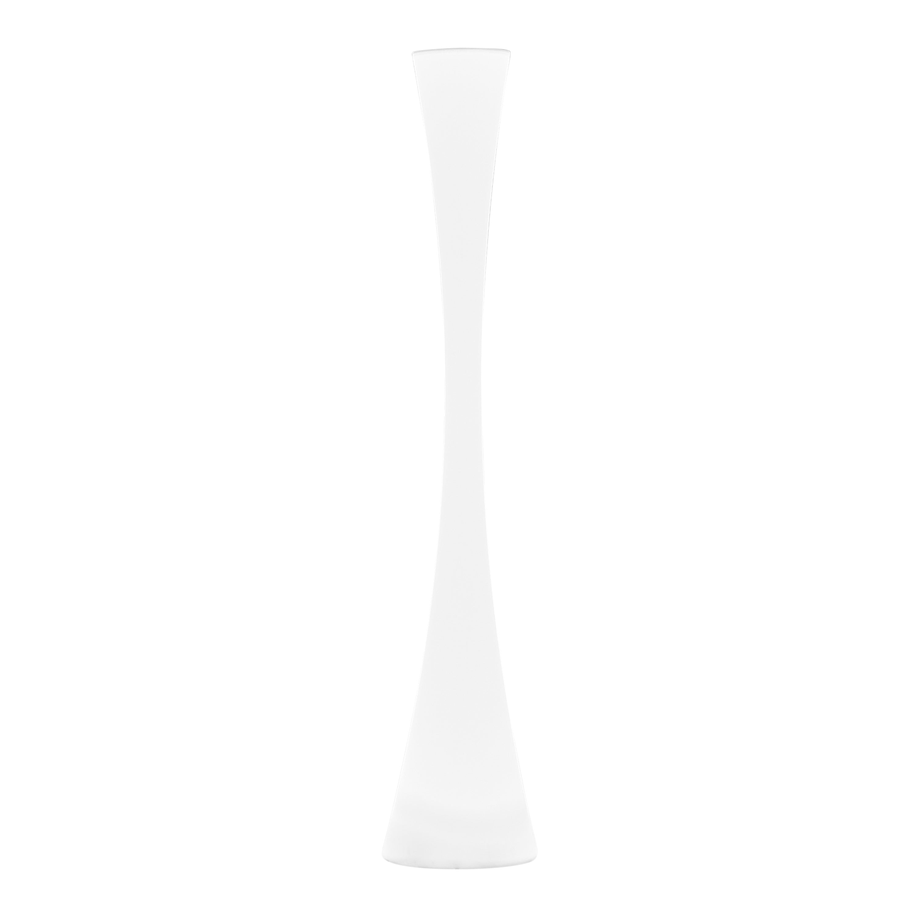 Bodenlampe BICONICA in glänzendem Weiß