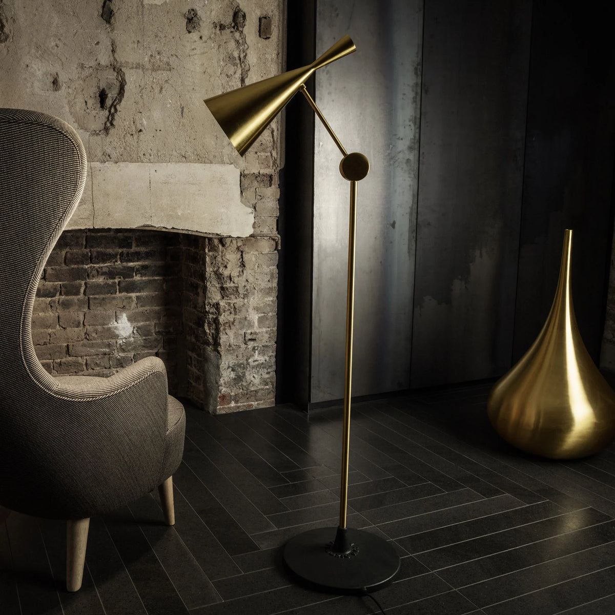 Stehlampe BEAT gold