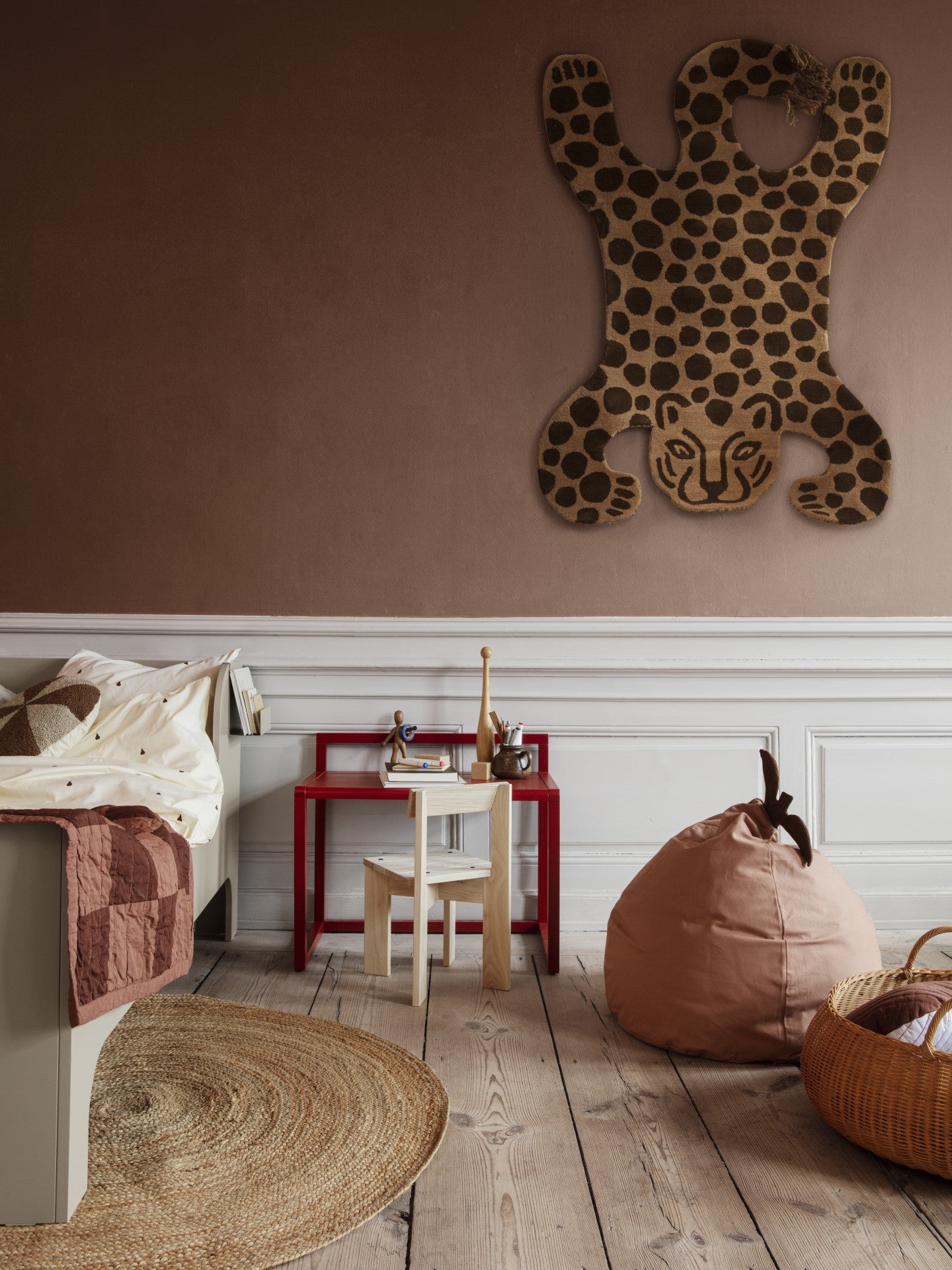 Brauner Teppich SAFARI LEOPARD 