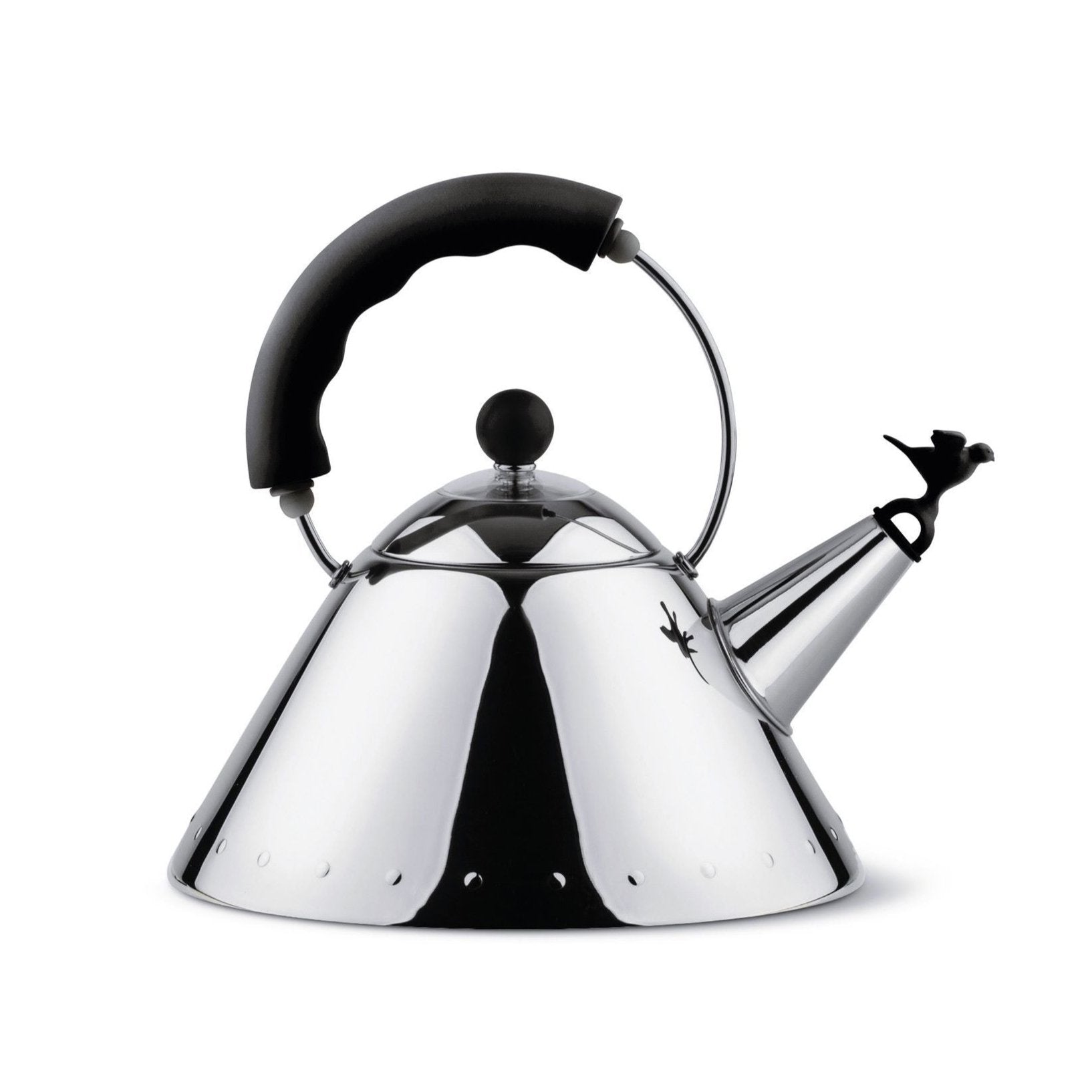 9093 silver induction kettle with black