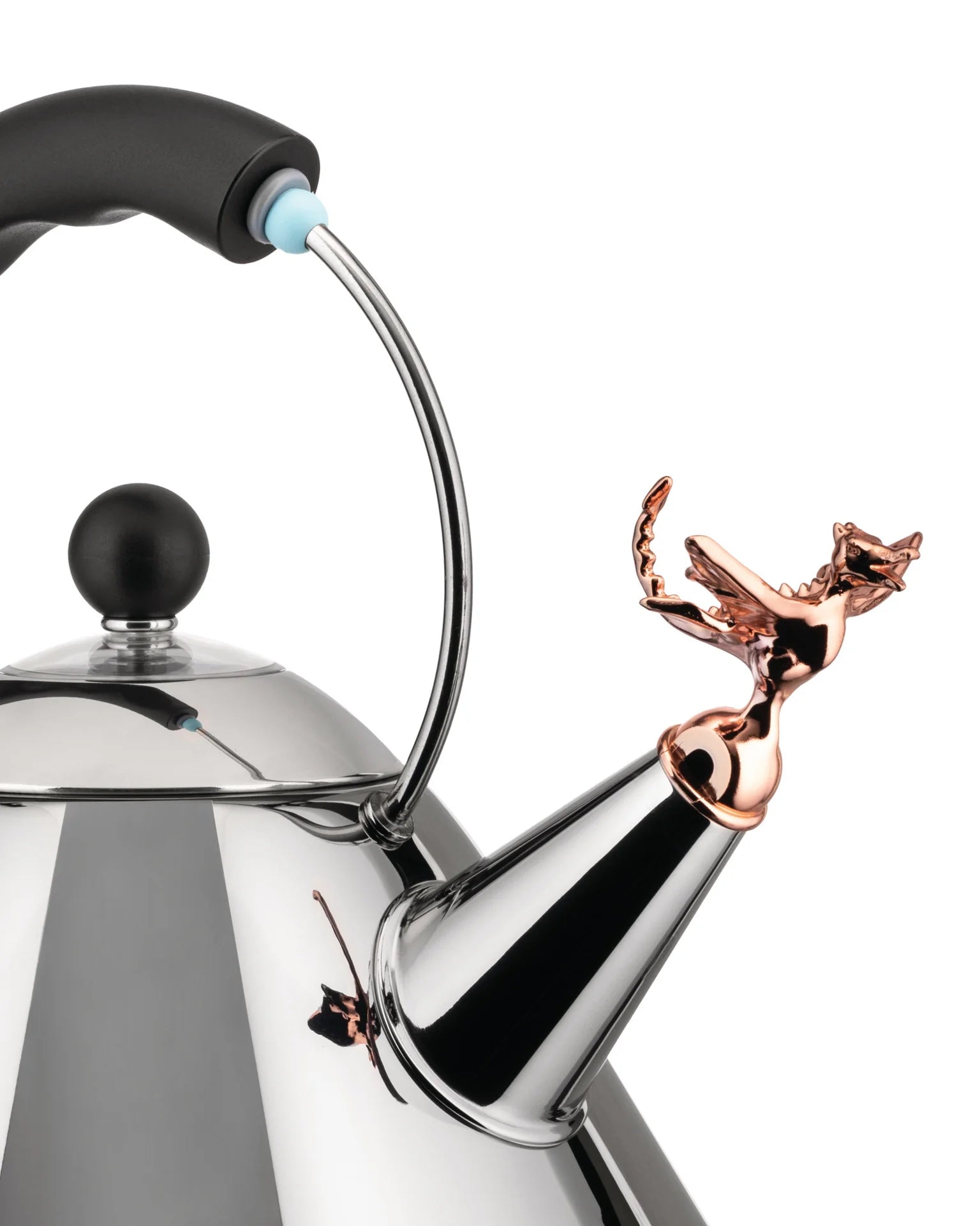 Tea Rex silver -black induction kettle with black