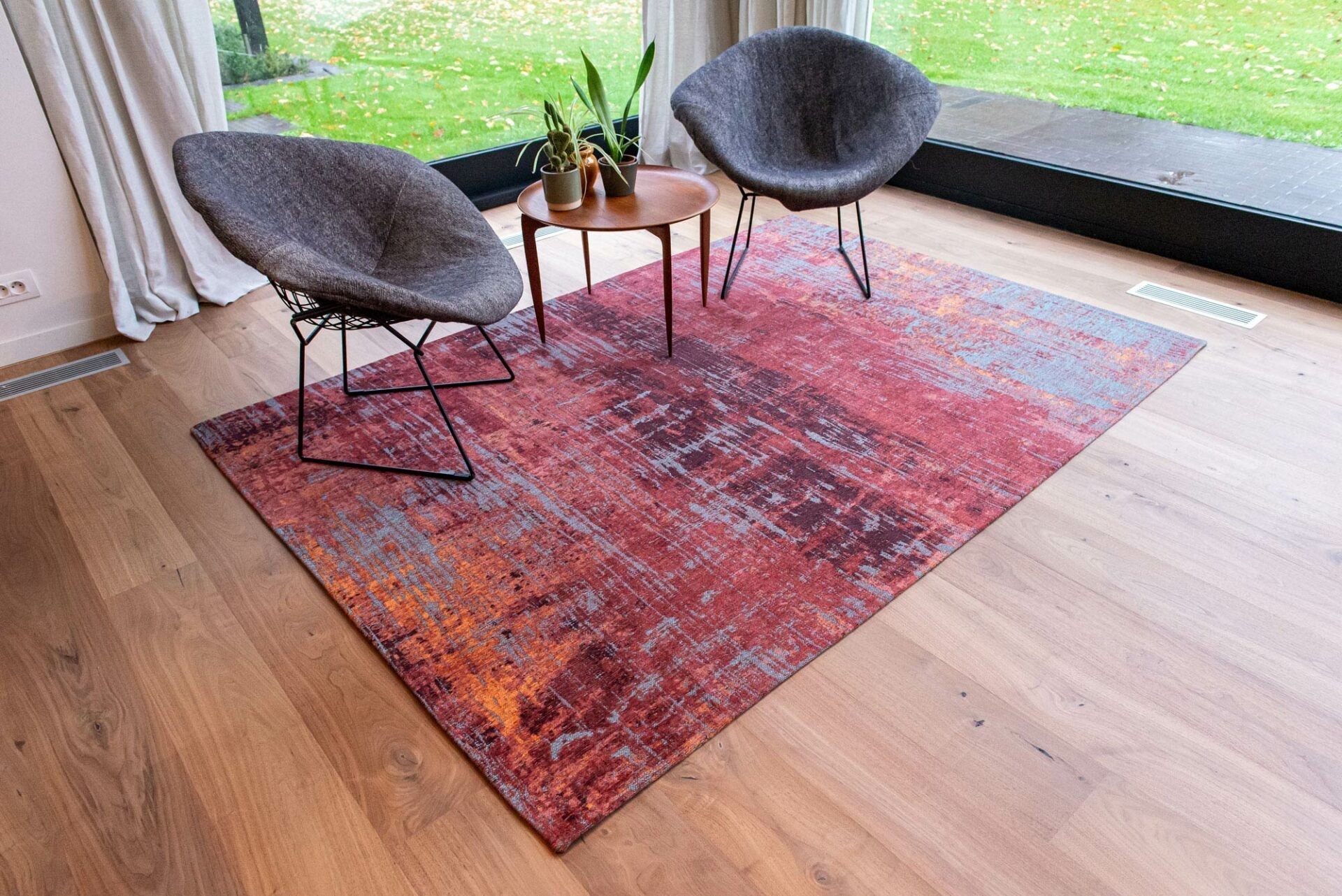 Streaks rug nassau red red