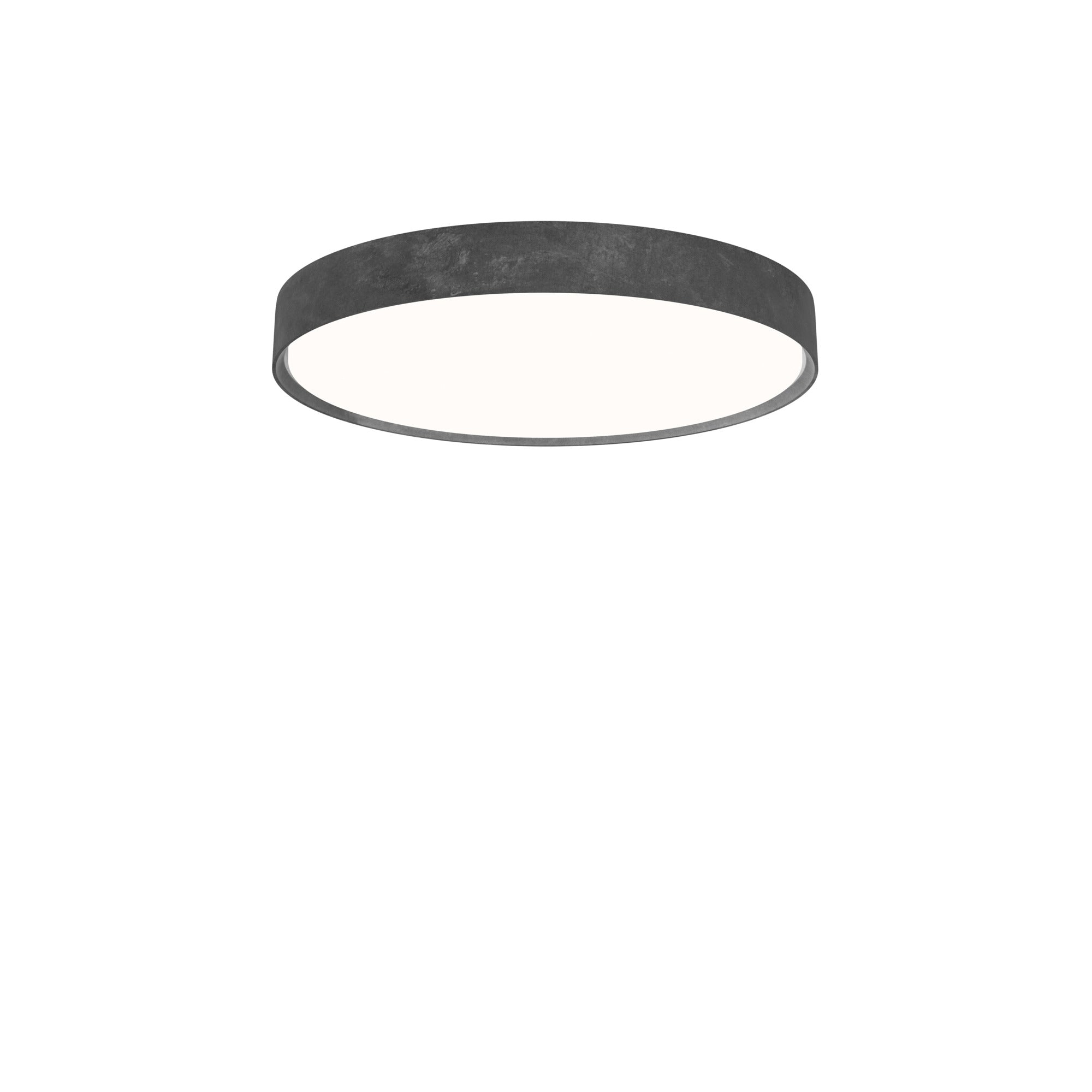 Plafon podtynkowy LP SLIM ROUND SEMI-RECESSED surowe aluminium