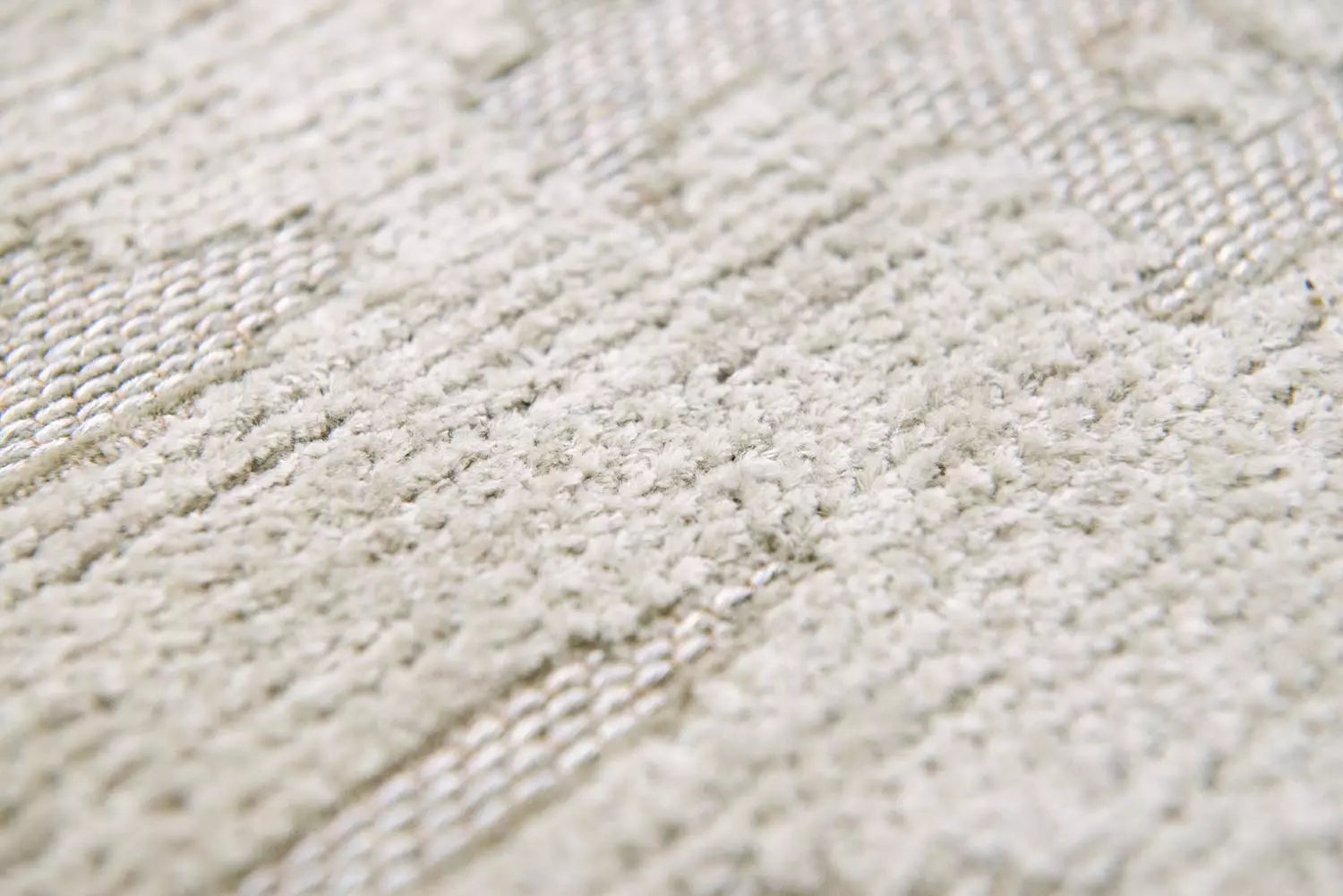 Ovaler Teppich BAOBAB DRY BEIGE grau-beige