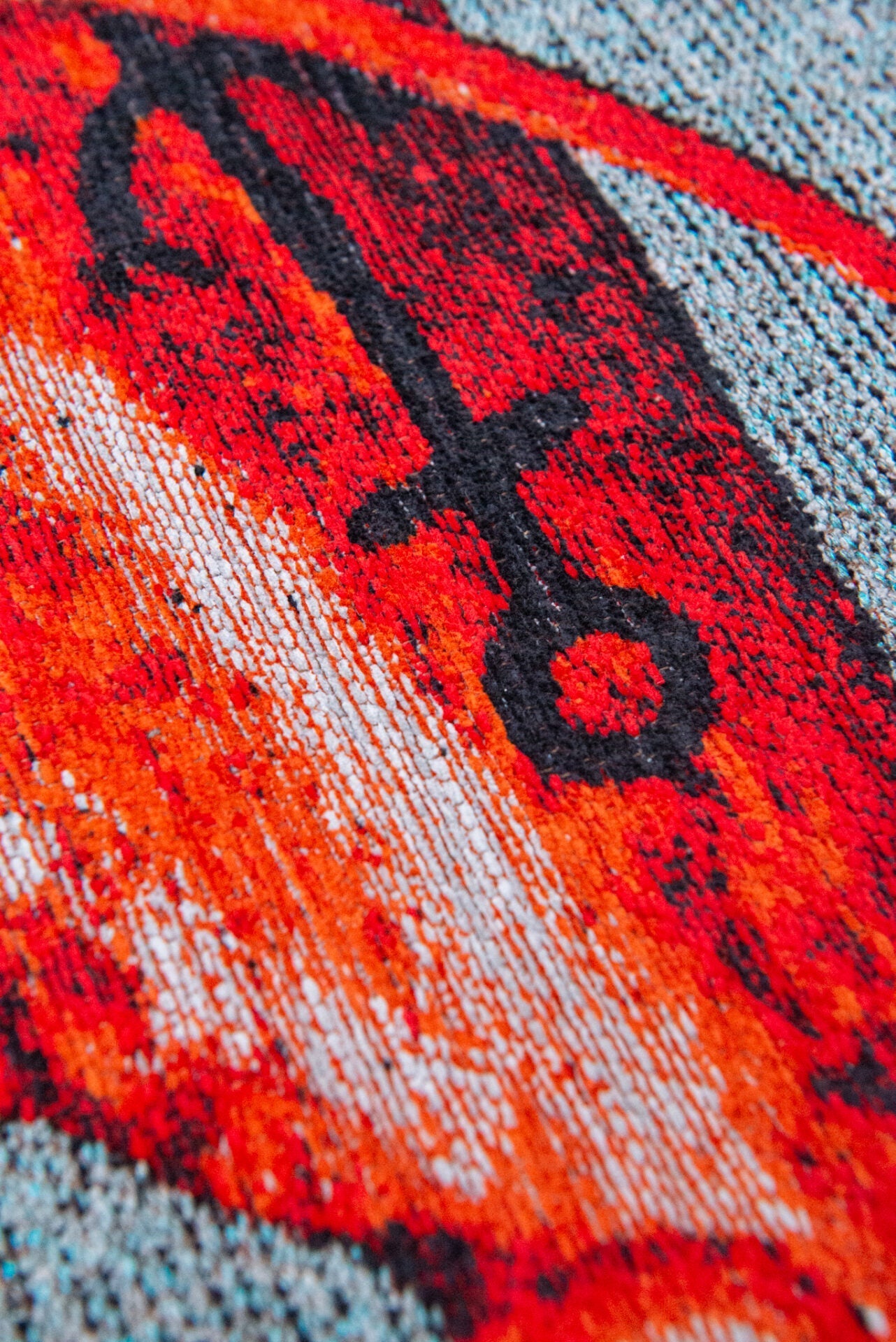 Pop lobster rug Steam Red red