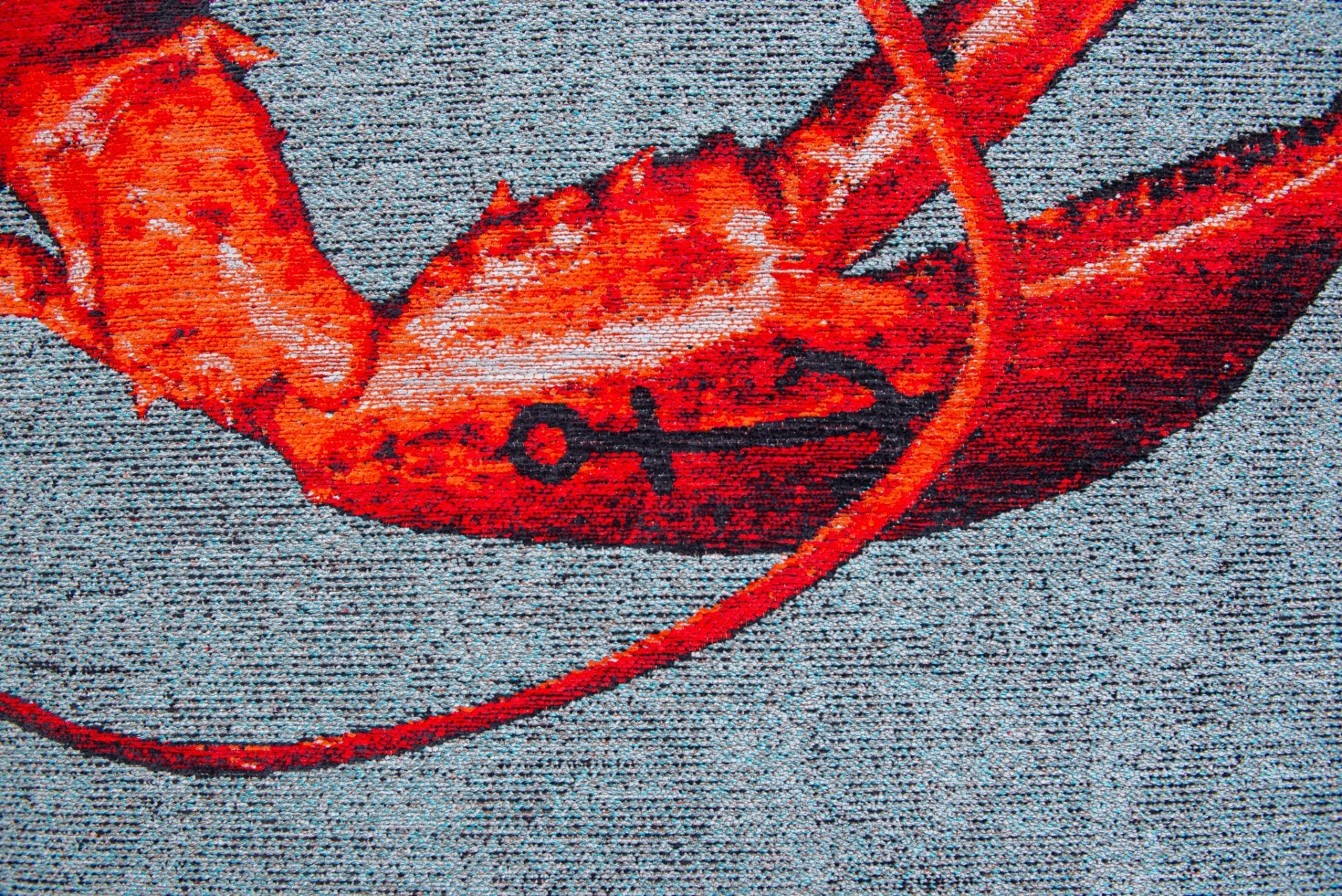 Pop lobster rug Steam Red red