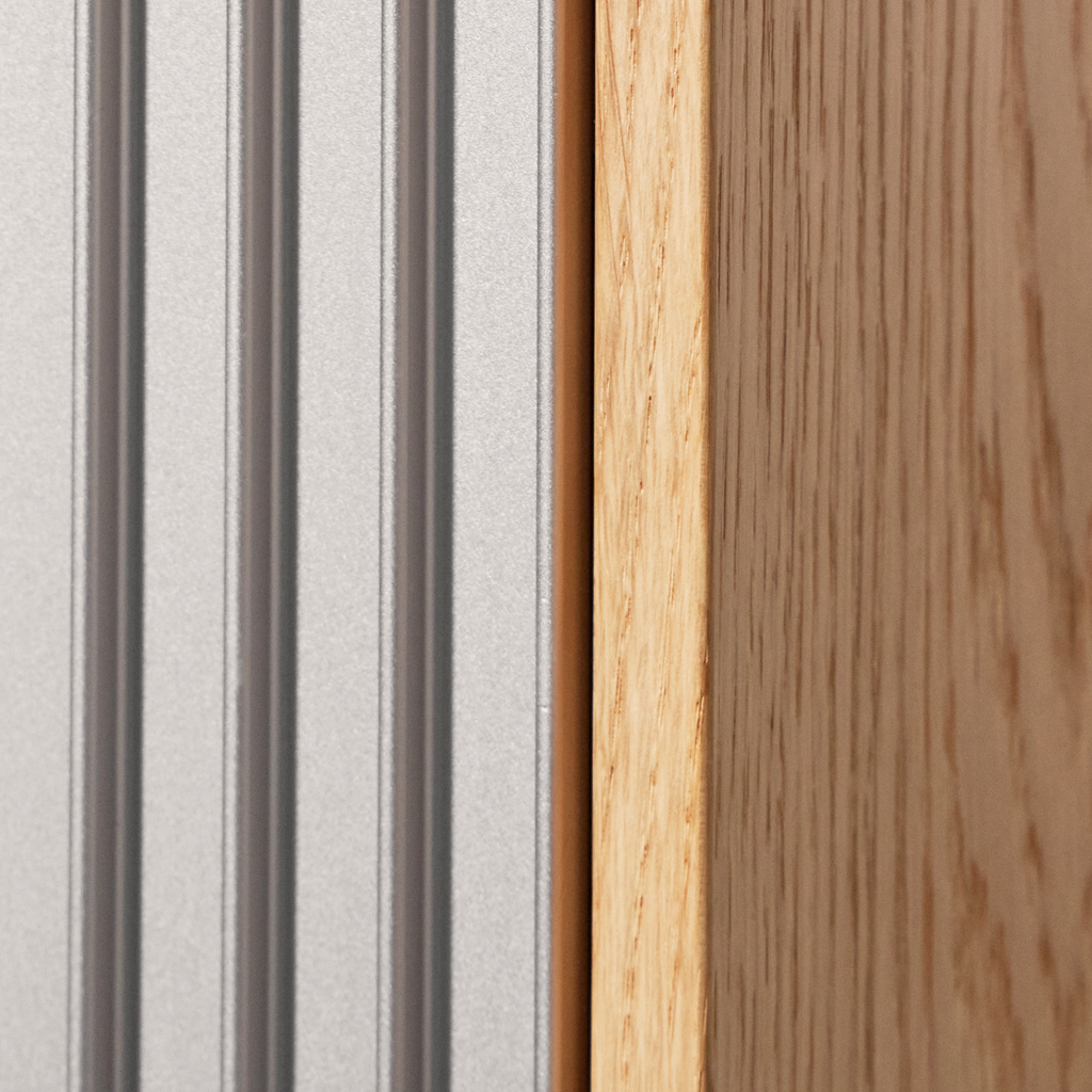 Eiche Furnier H4 Schrank