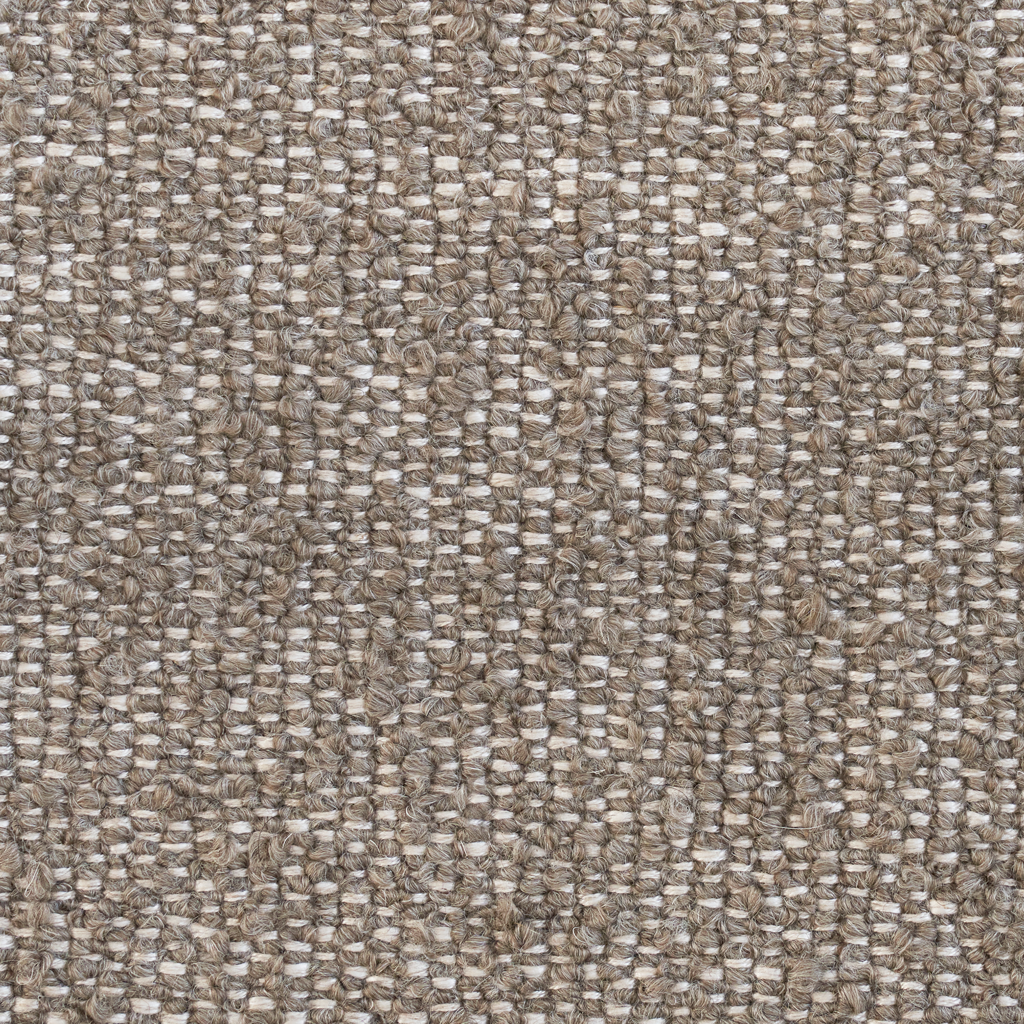 2-Seater Sofa CHIMNEY Brown Boucle with Steel Base