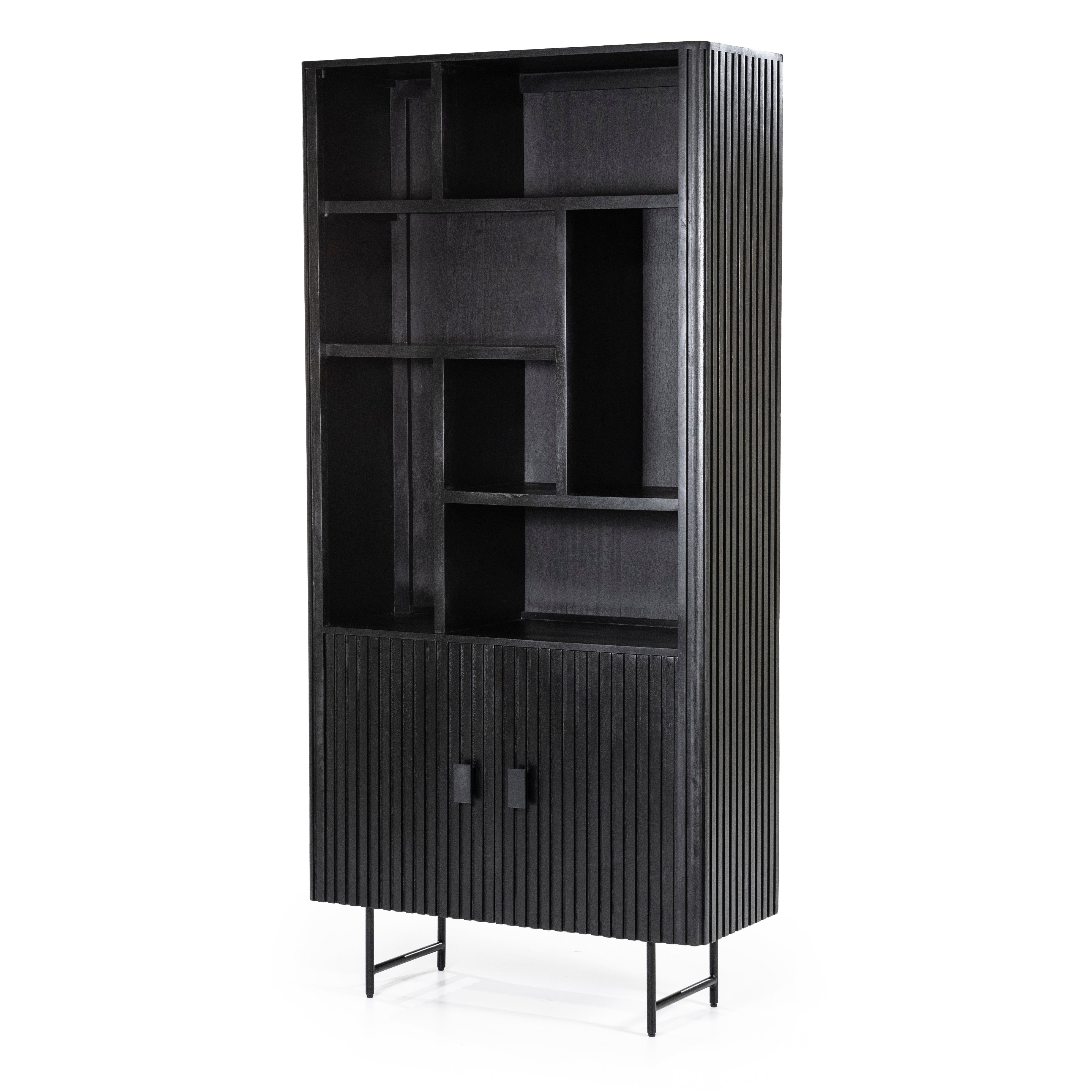 REMI Shelf black mango wood