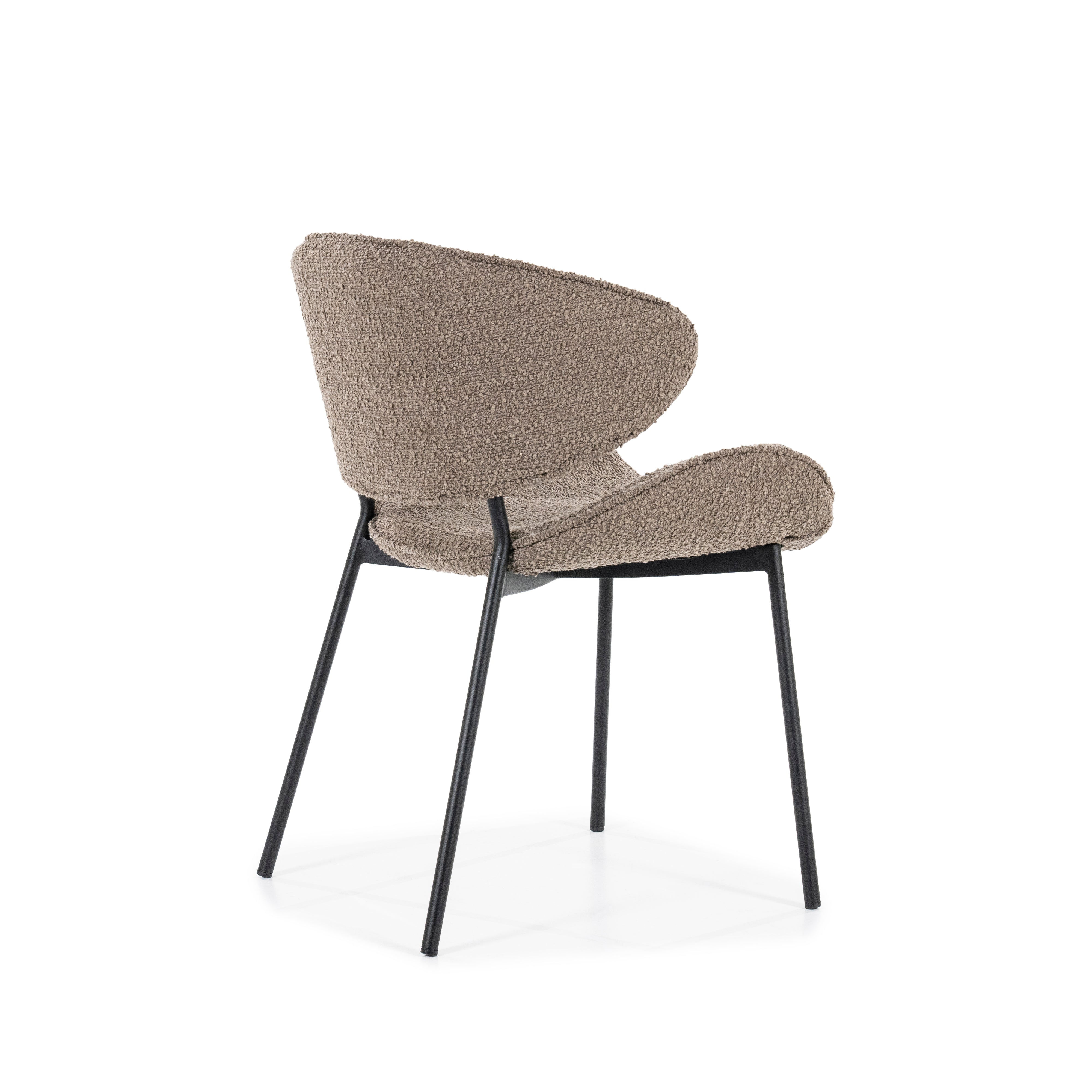 TESS Chair brown with black base