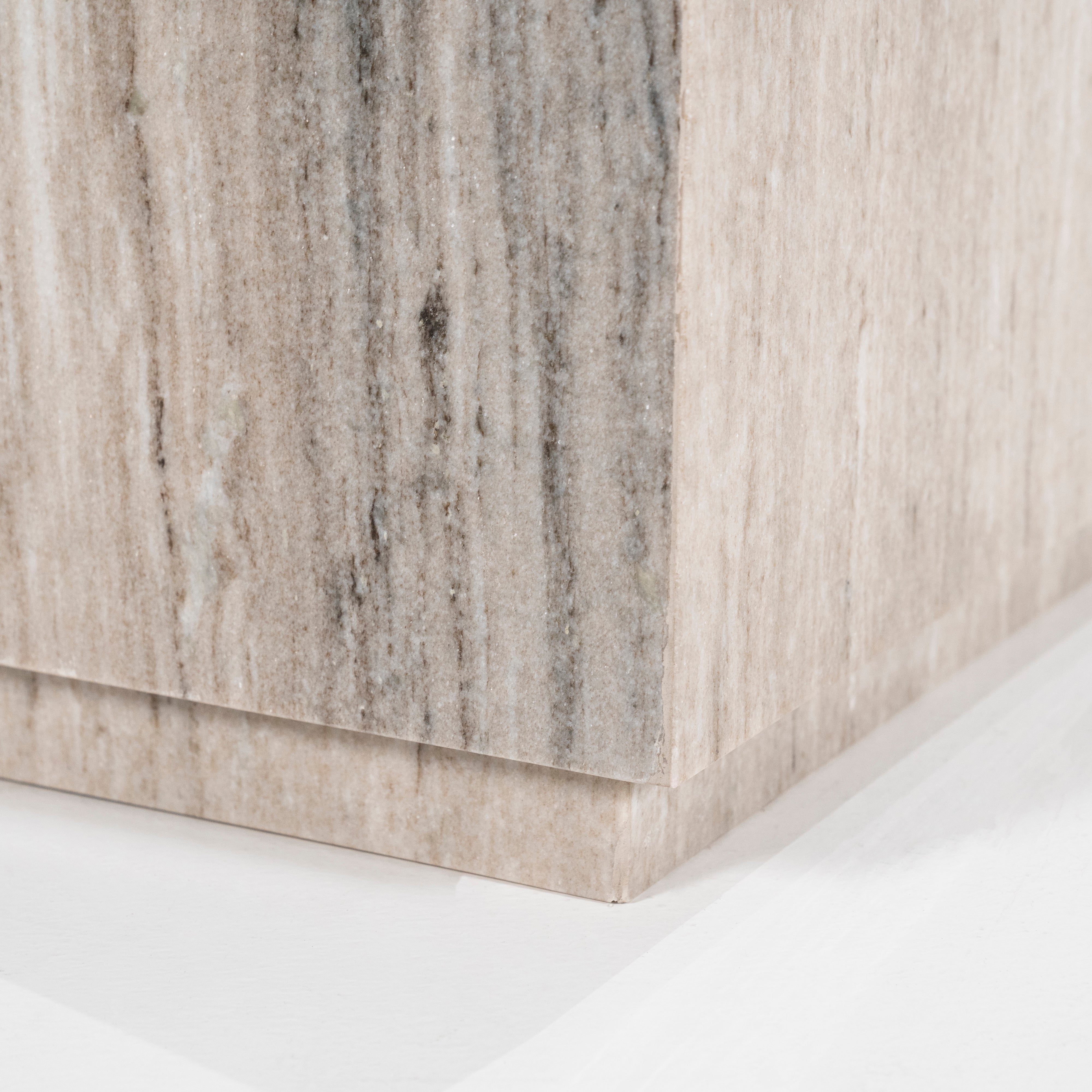 Beistelltisch VINCE grauer Marmor