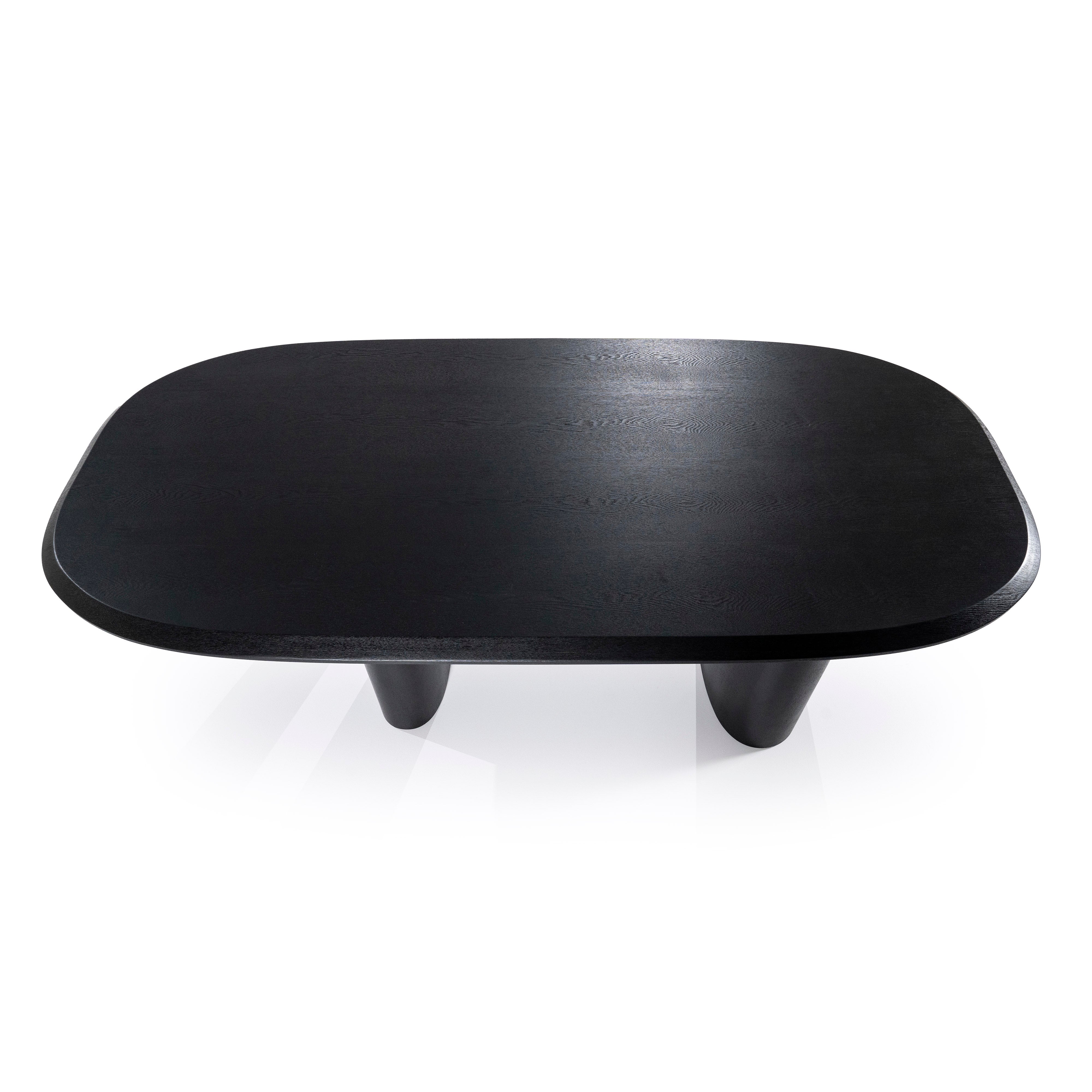 Tisch WALTER schwarz Eichenfurnier