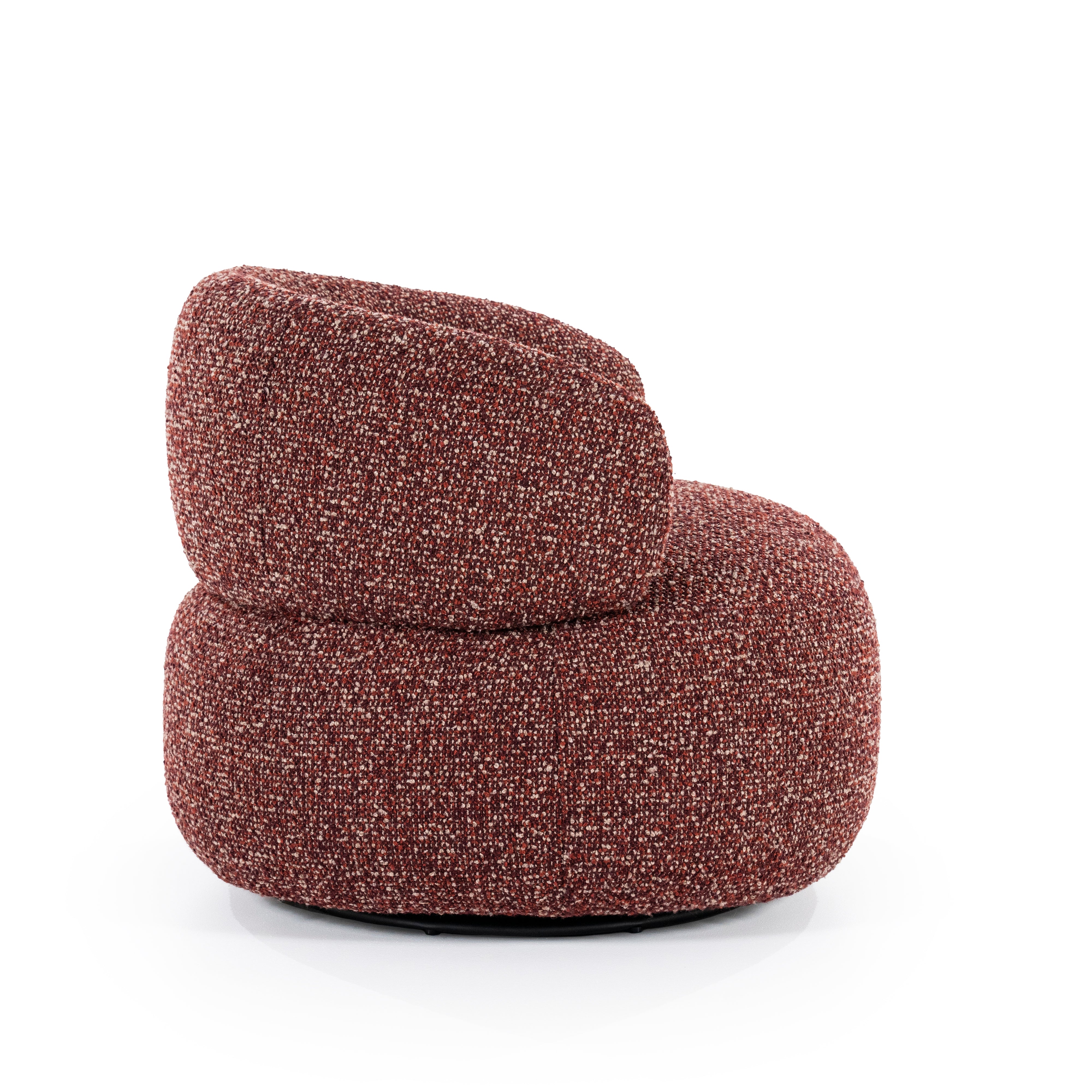 Sessel MAEVE rotbraun meliert