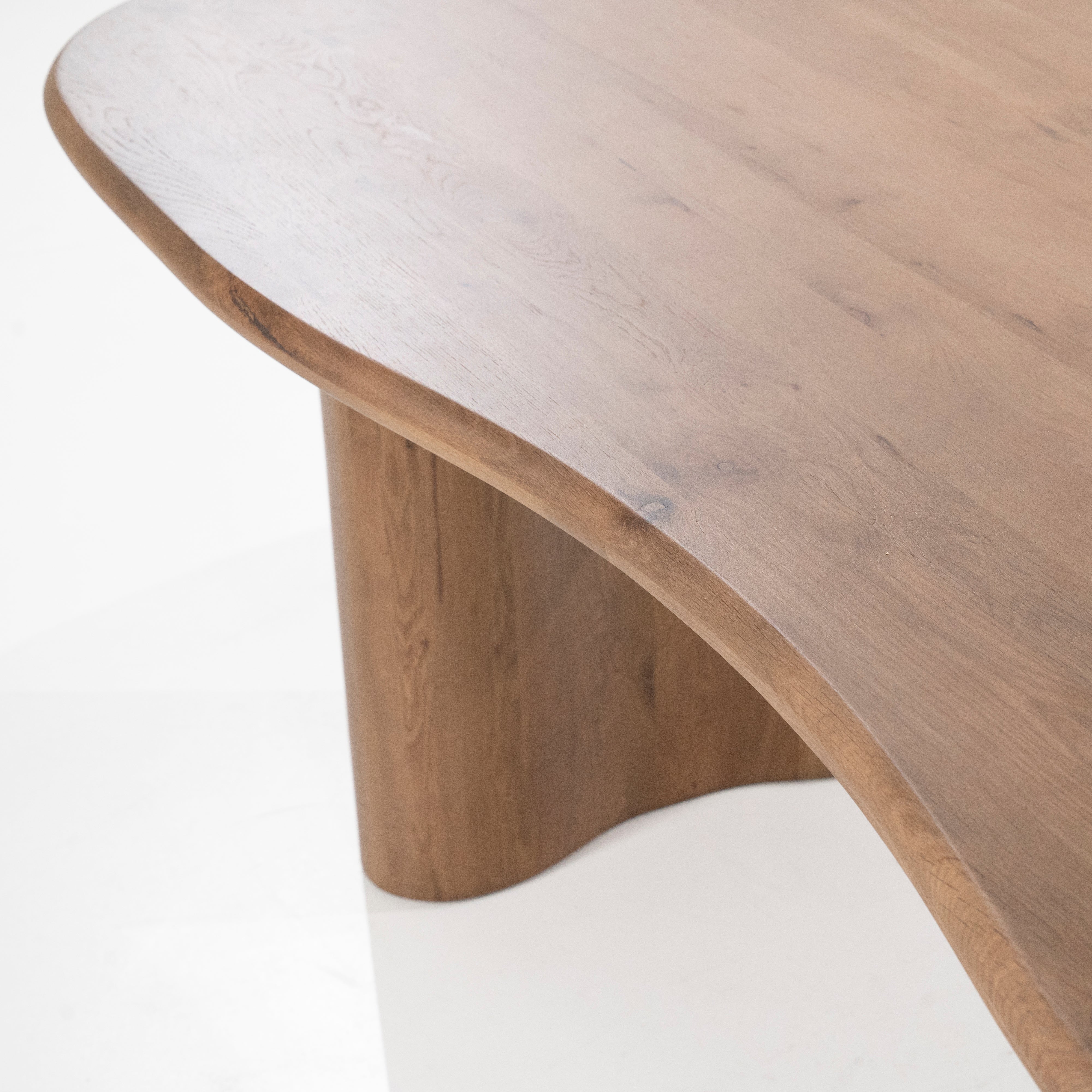 Oval table JOSH dark oak wood