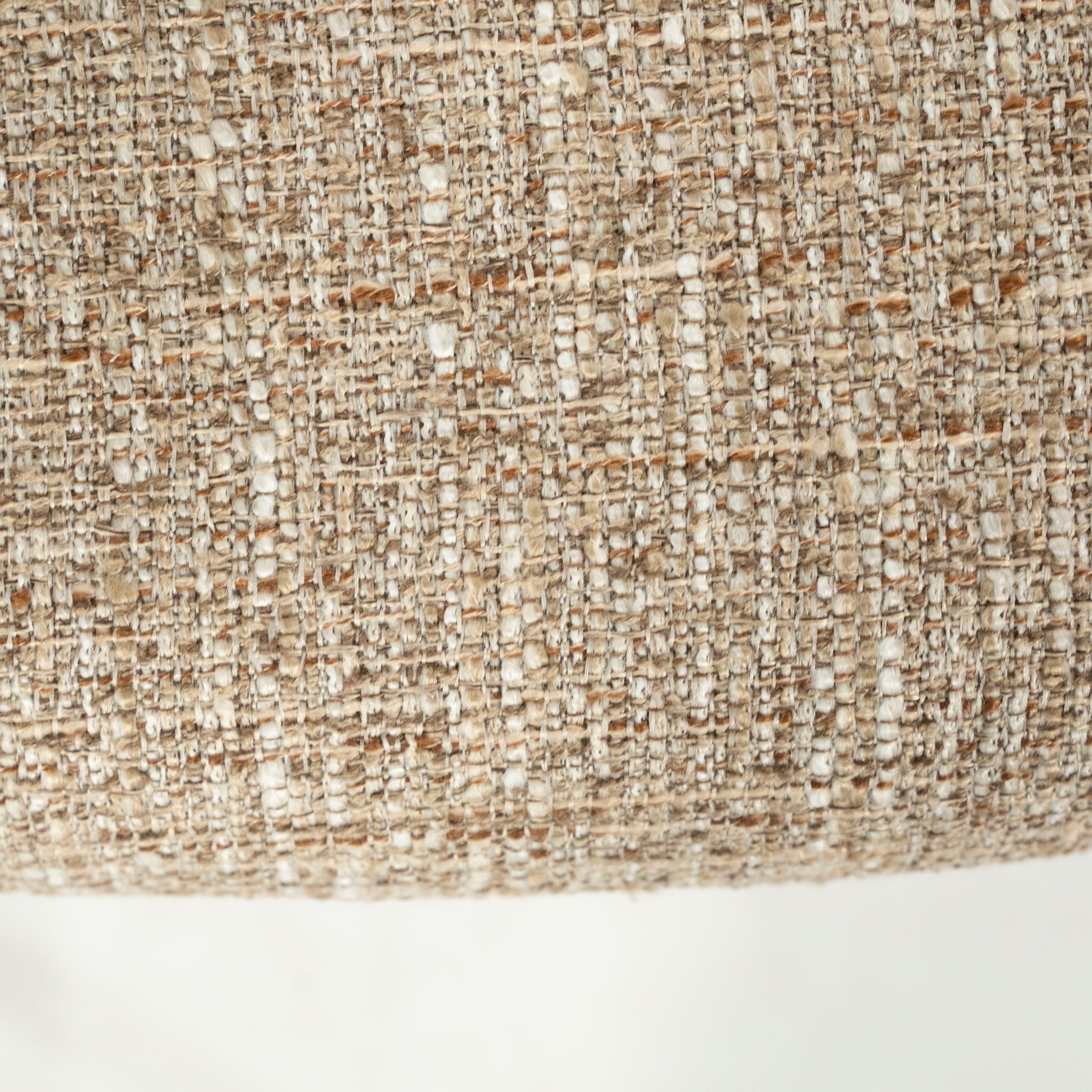 Stuhl INDY taupe mit schwarzem Gestell