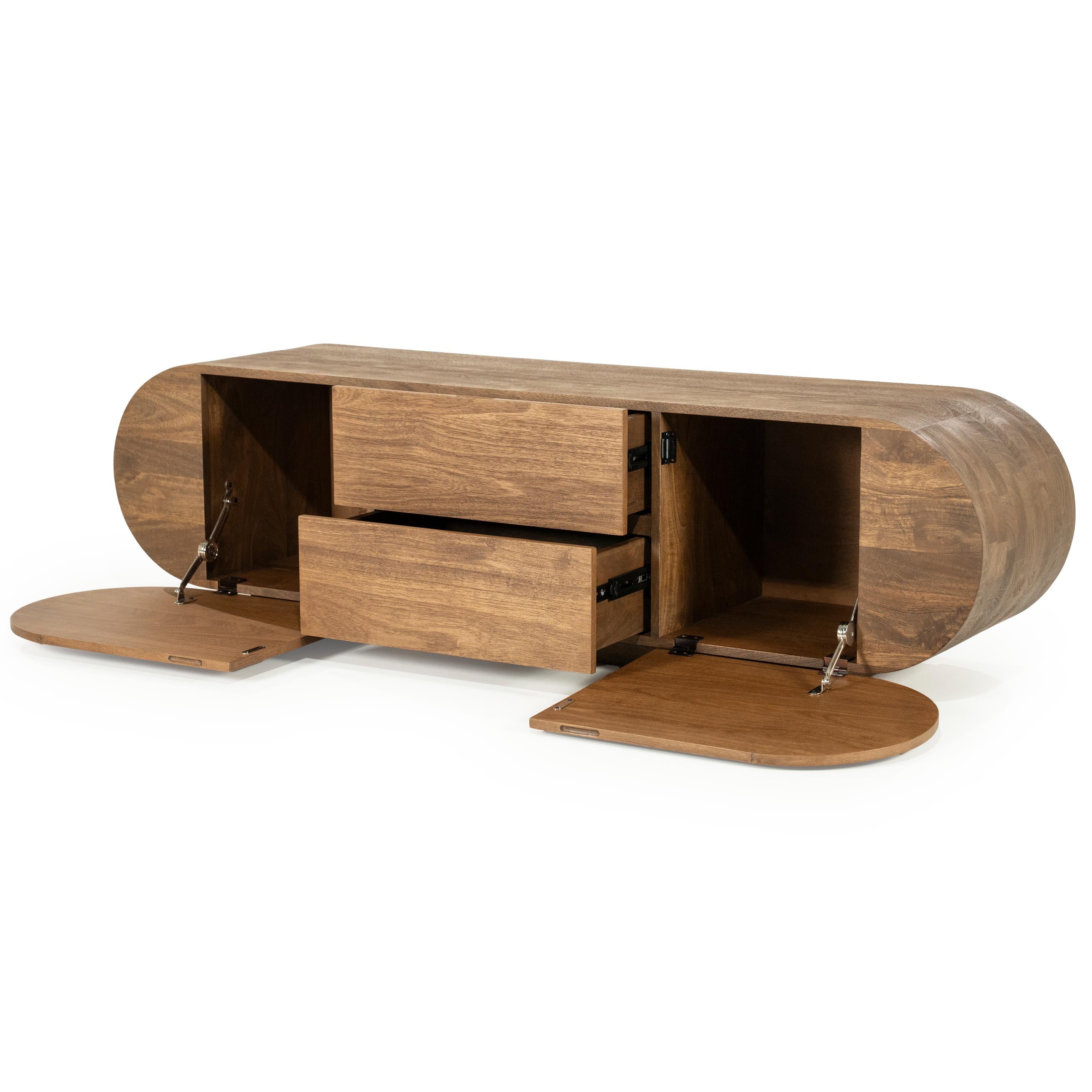 RTV-Schränke KING aus Mangoholz