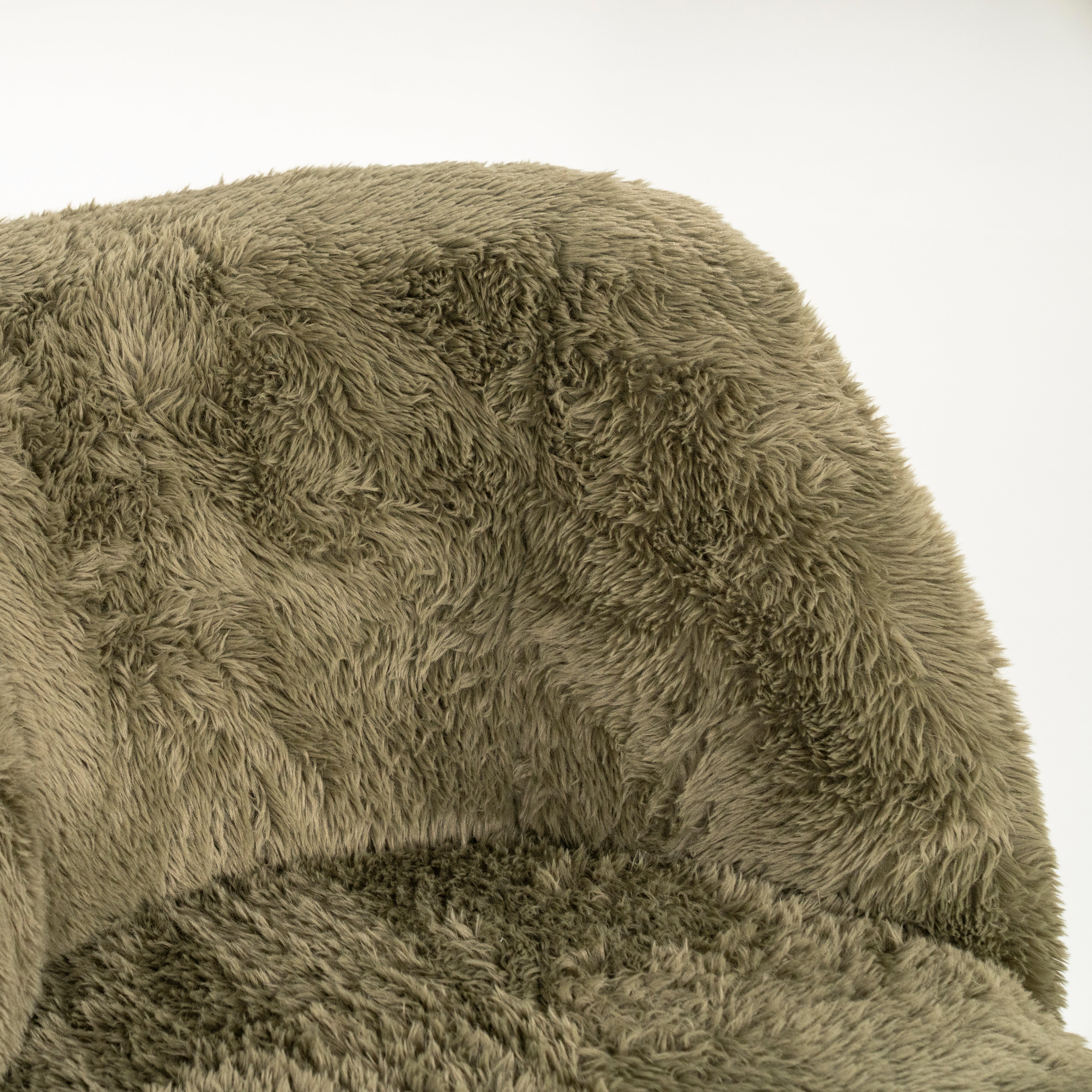 Sessel SAMSON pelzig grün