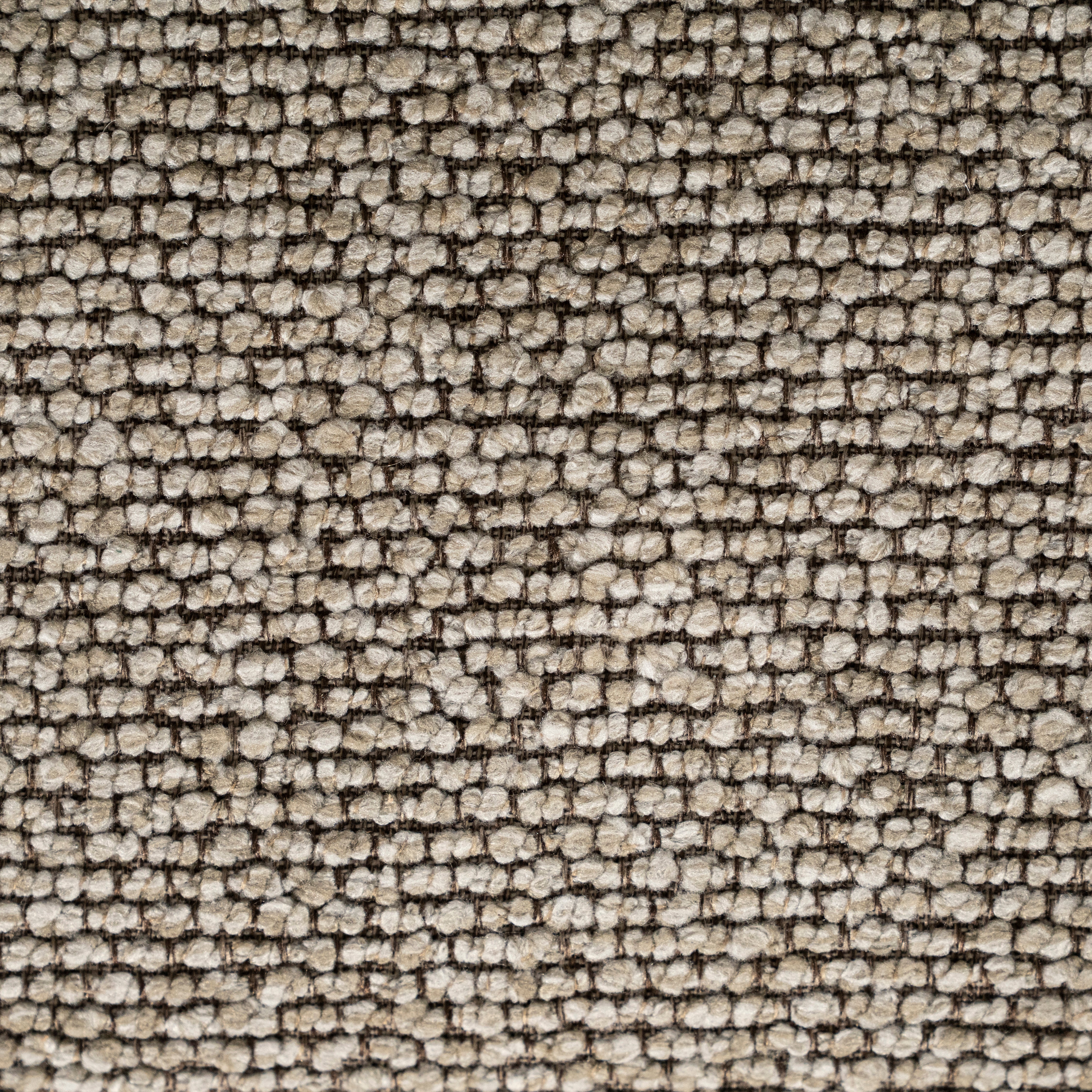 Drehstuhl HAILEY taupe mit dunkelbraunem Fußteil