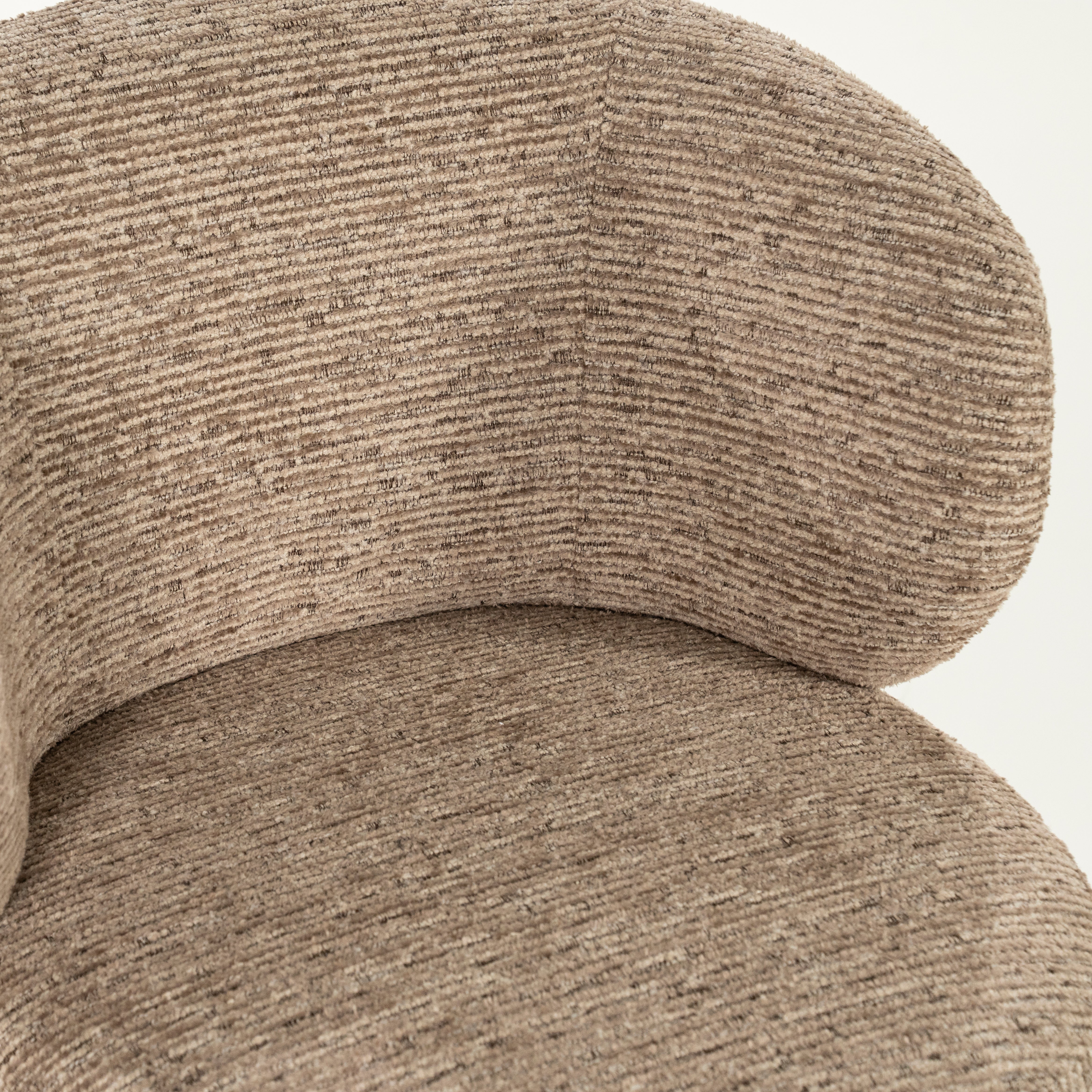 JAYSON swivel chair brown with dark brown base