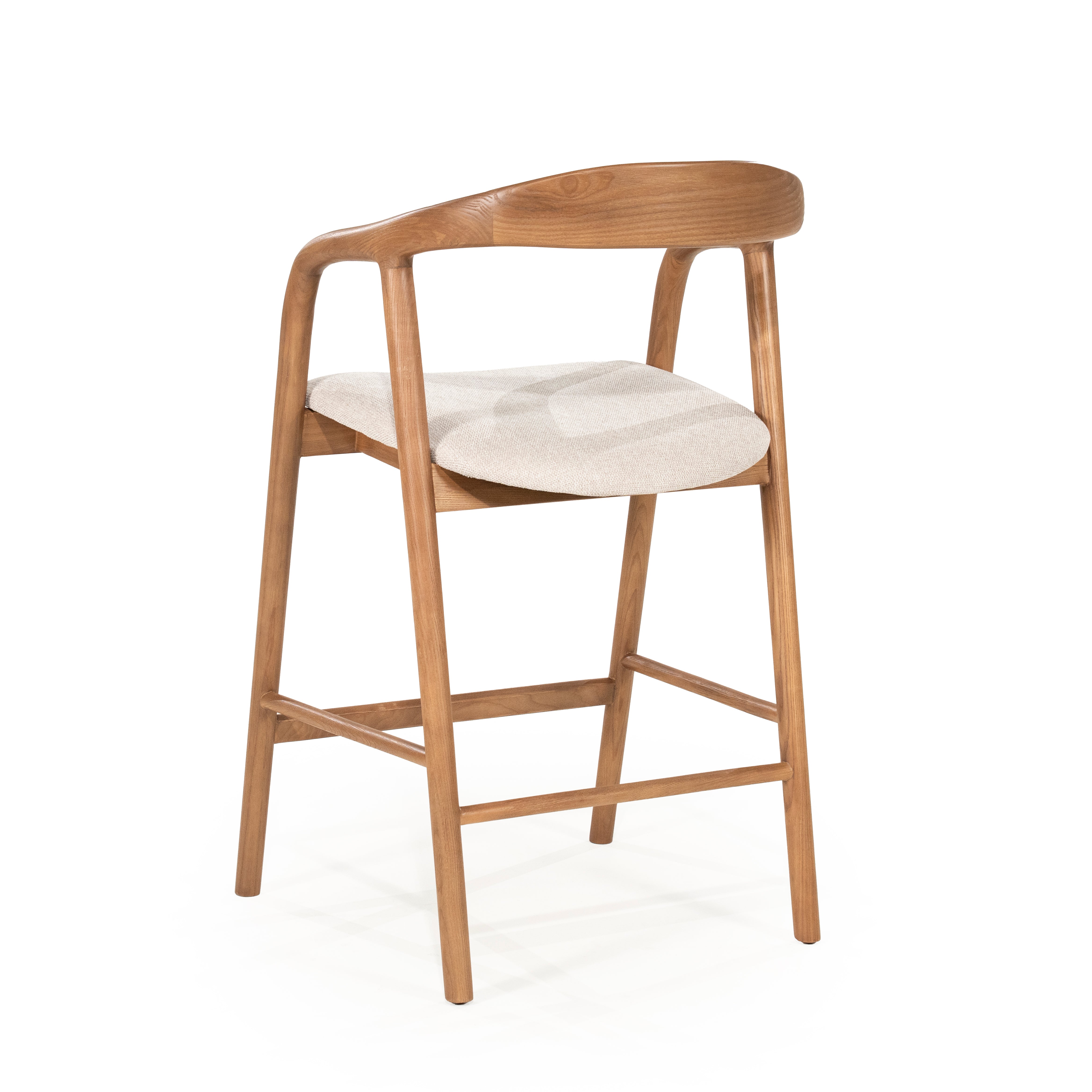 RAYVEN Ash Wood Stool