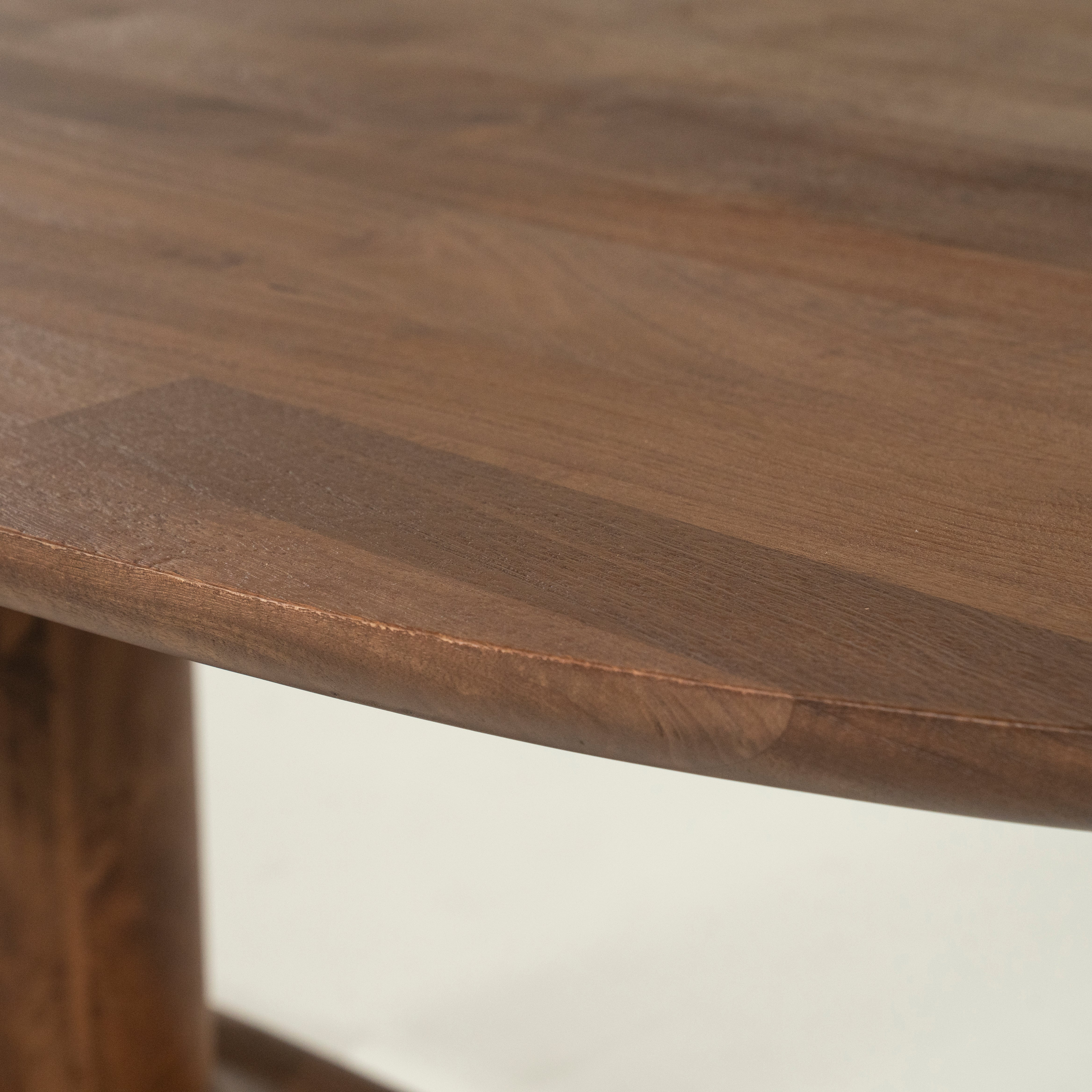 Oval Table COCO Dark Brown Mango Wood