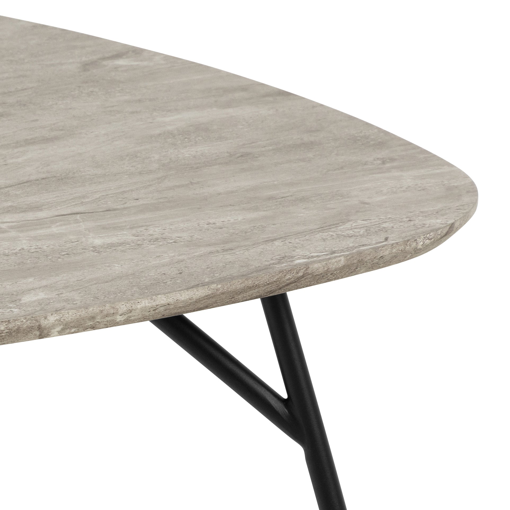 Caracas gray veneer coffee table