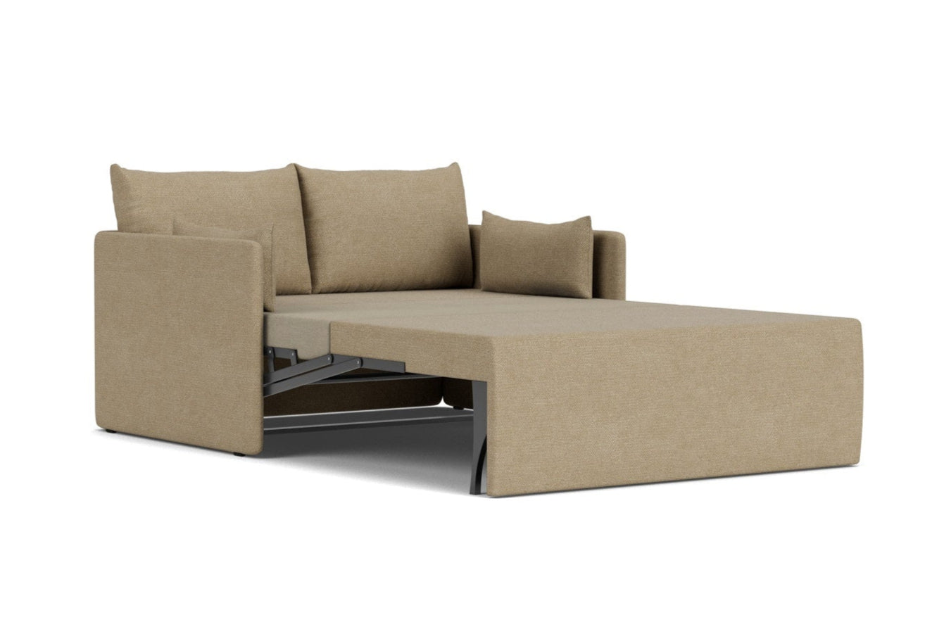 2-seater sofa with sleeping function beige [Julia]