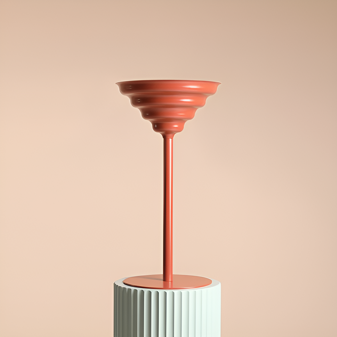 Floor lamp brick wave