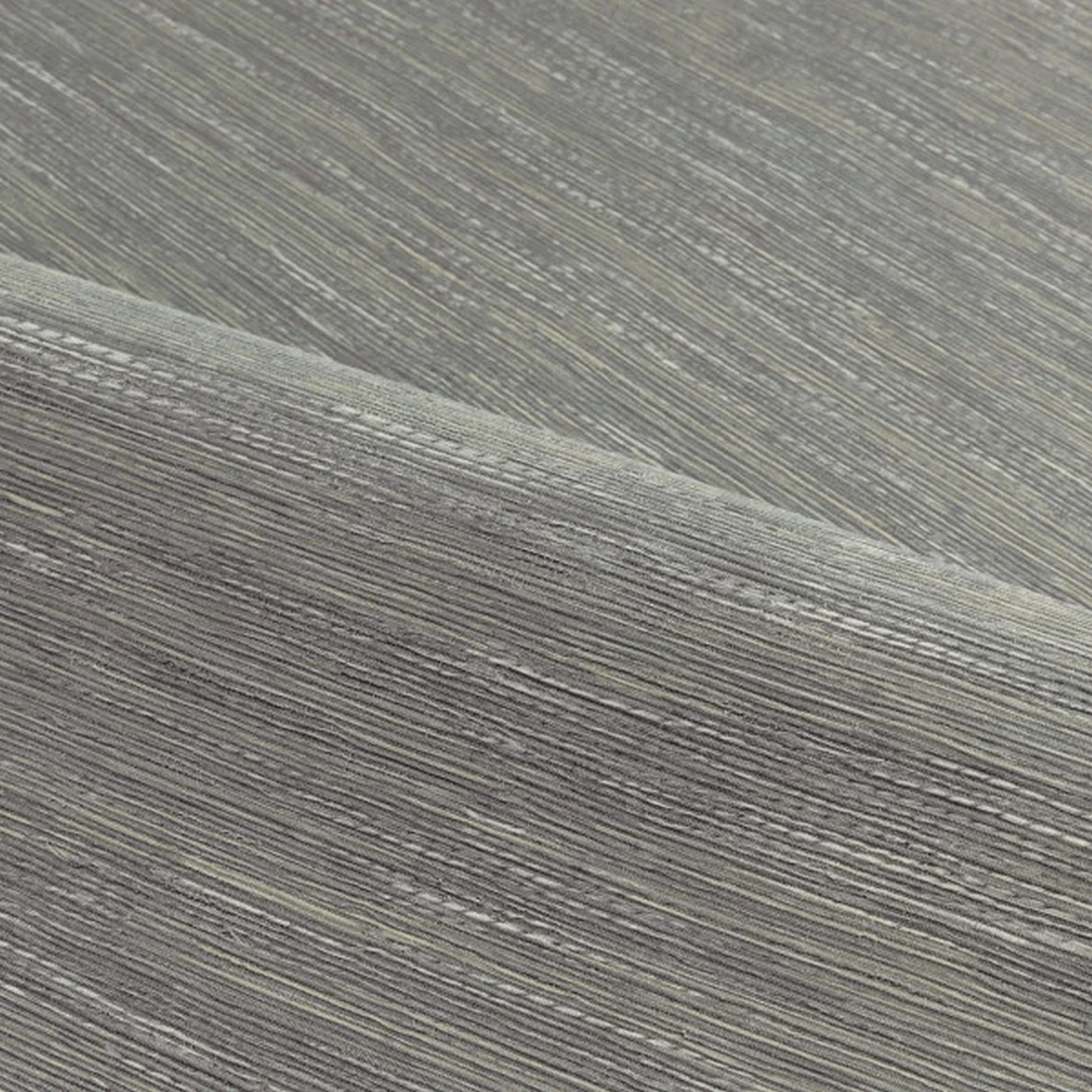 Strukturierte Tapete, die Jacquardstoff imitiert - TATAMI - ANTHRAZIT dunkelgrau