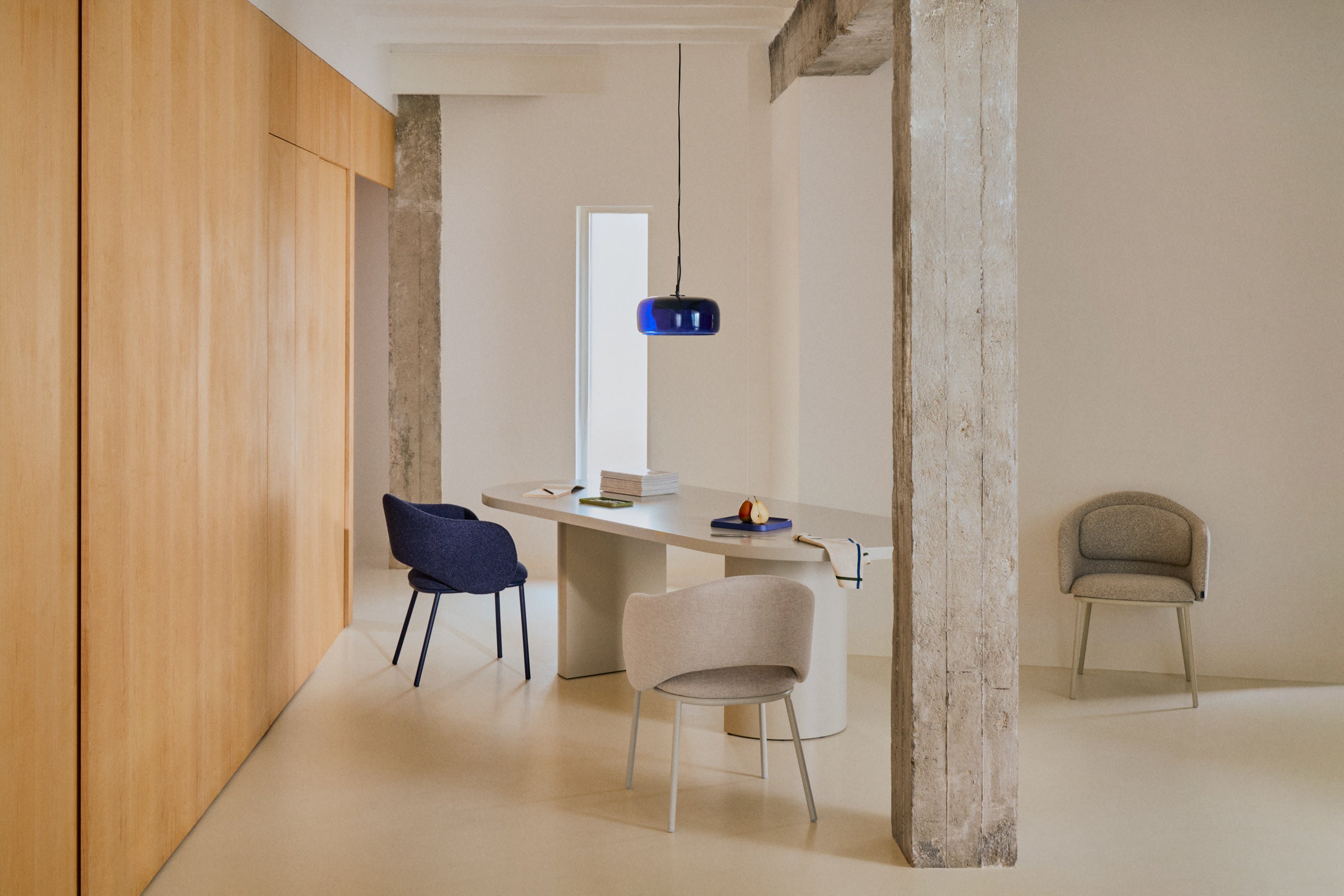 Stuhl IDAIRA beige Chenille