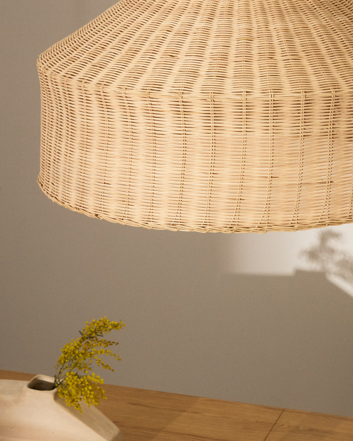 Abażur ENNIA naturalny rattan – ujęcie 9