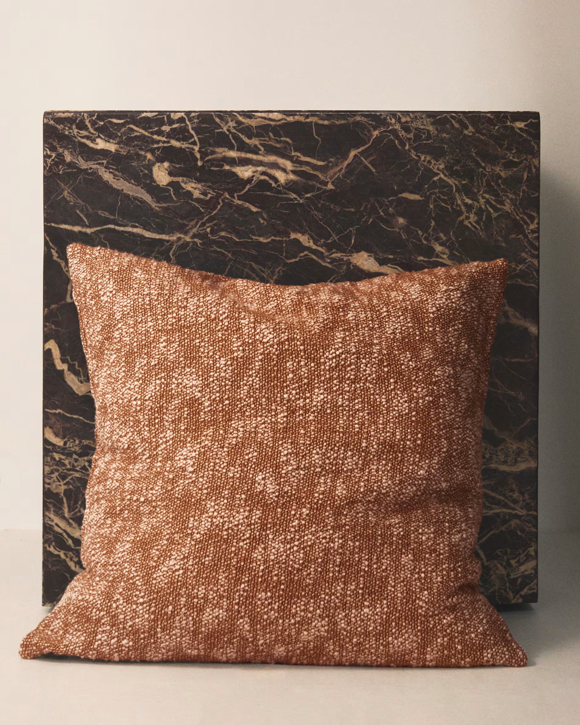 Kissenbezug MEVINA orange mit beige