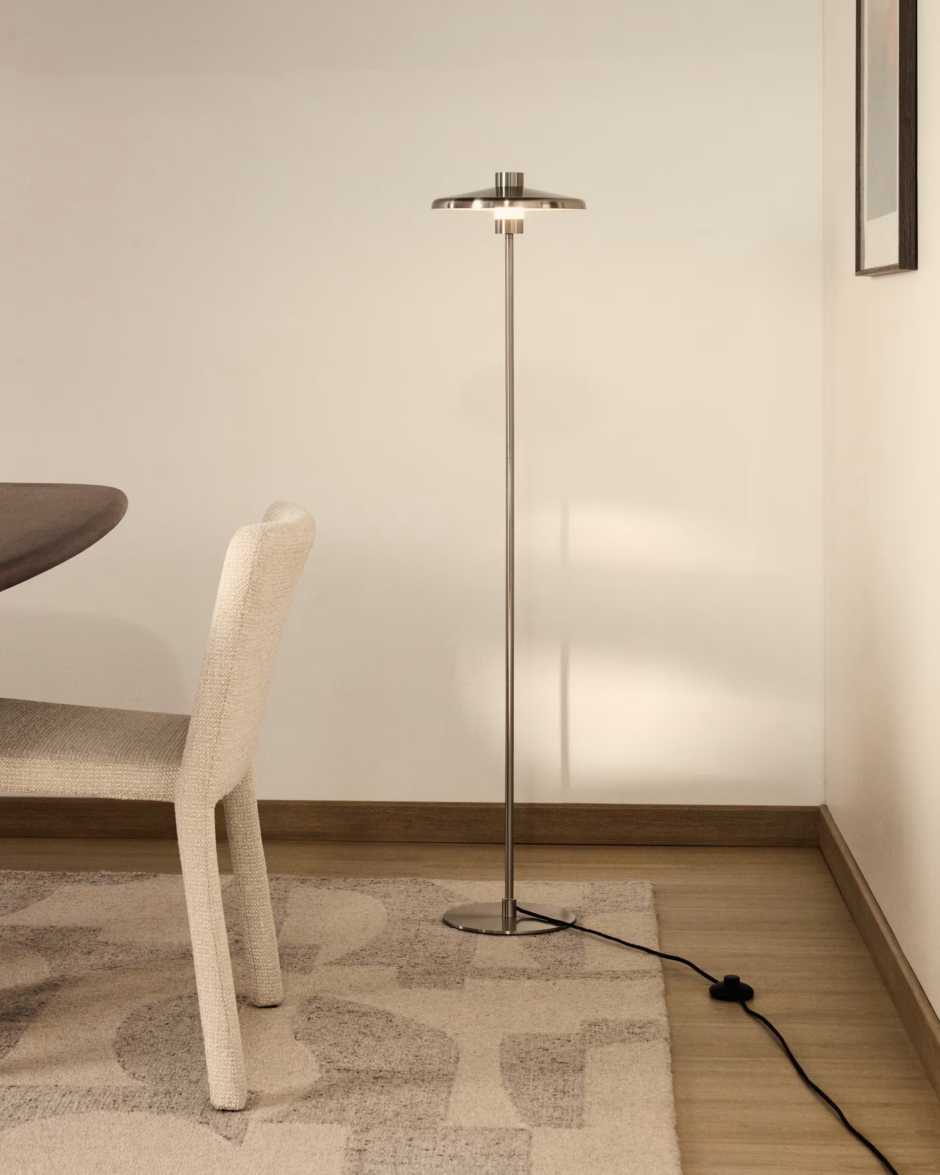 Stehlampe NUVIRA silber
