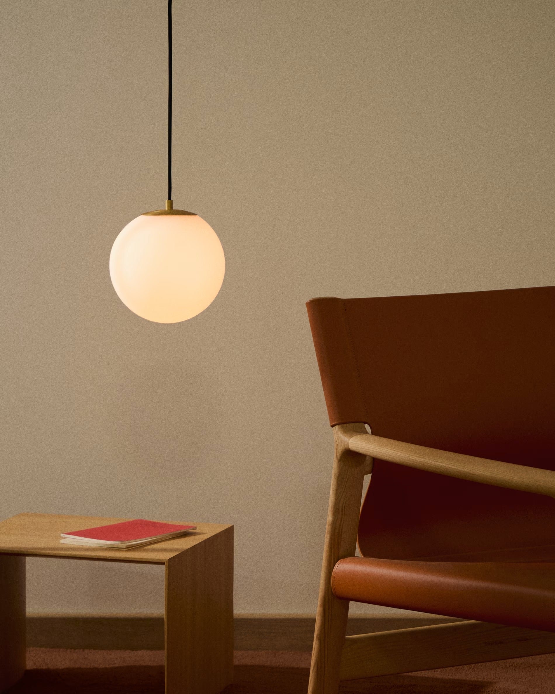 Pendelleuchte BRISIA gebürstetes Messing