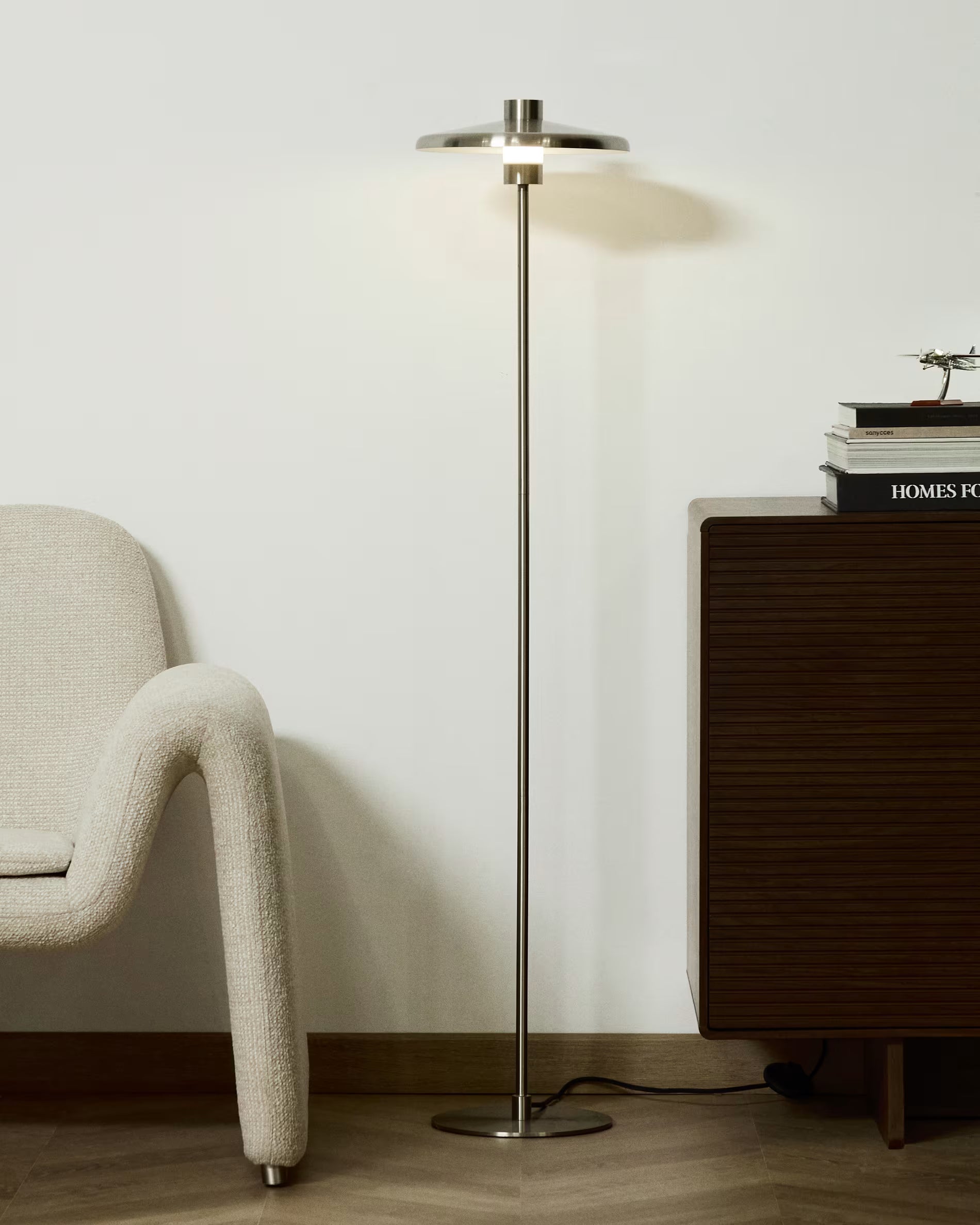 Stehlampe NUVIRA silber