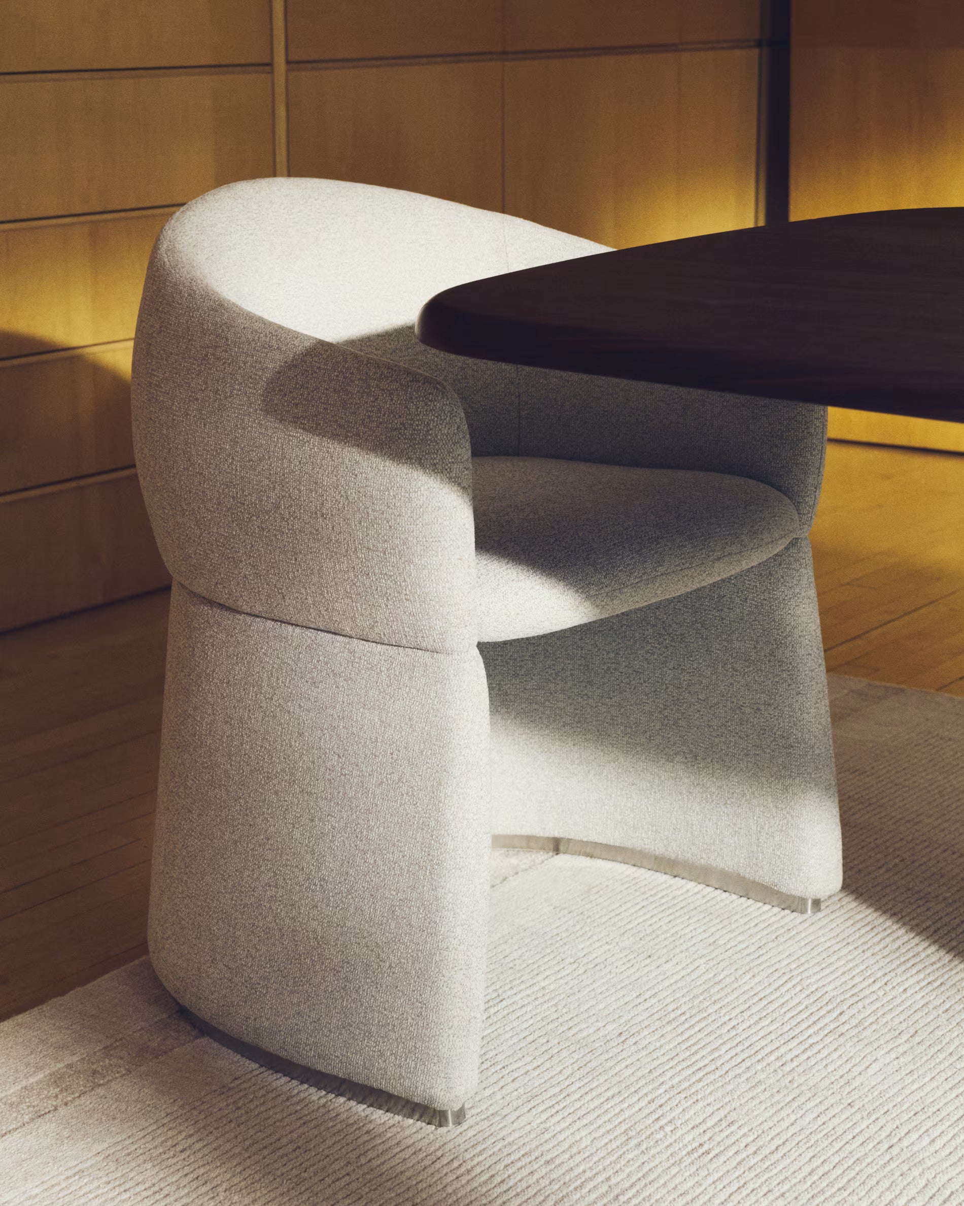 Polsterstuhl BOSCA beige Chenille