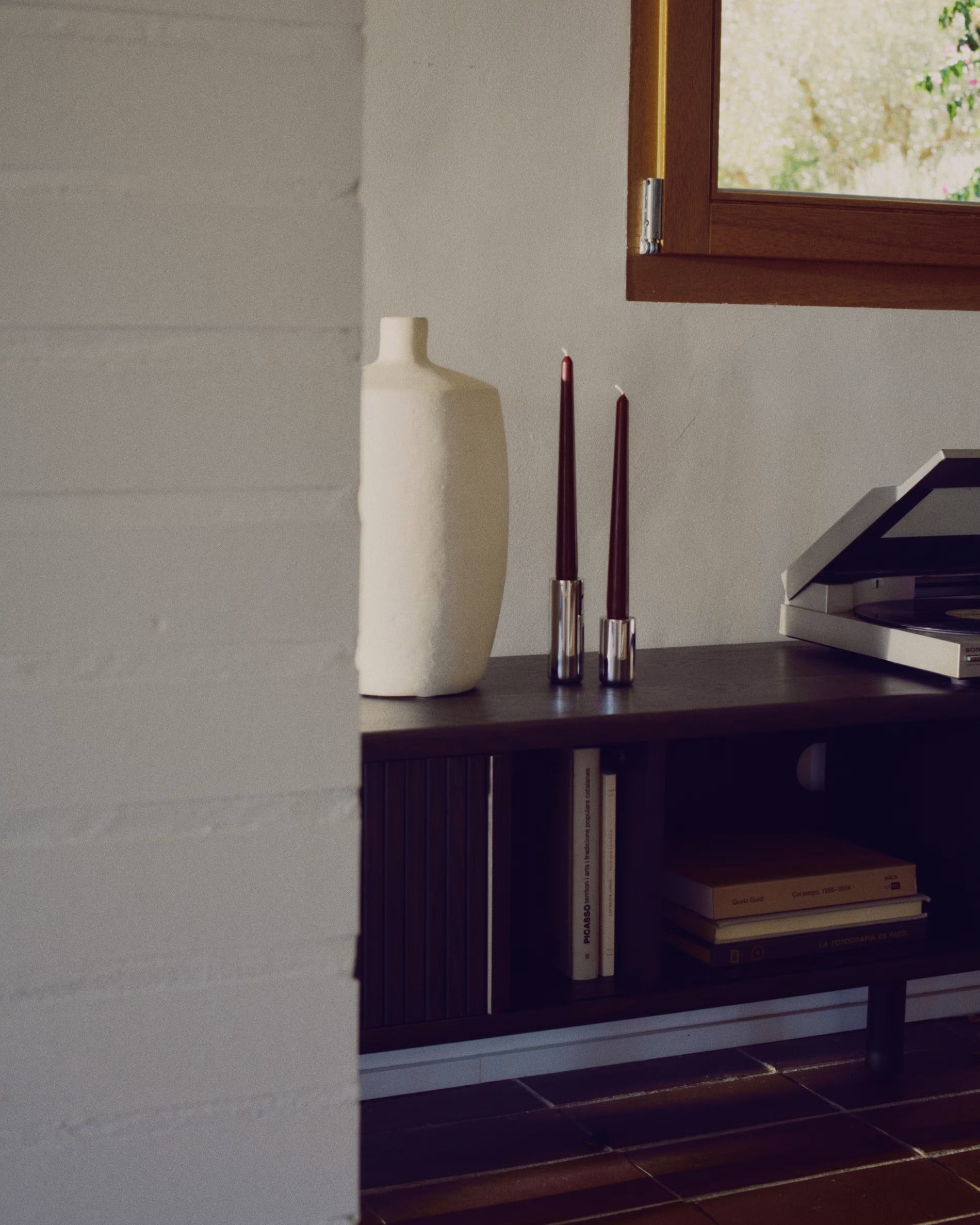 MAILEN dark ash veneer TV cabinet