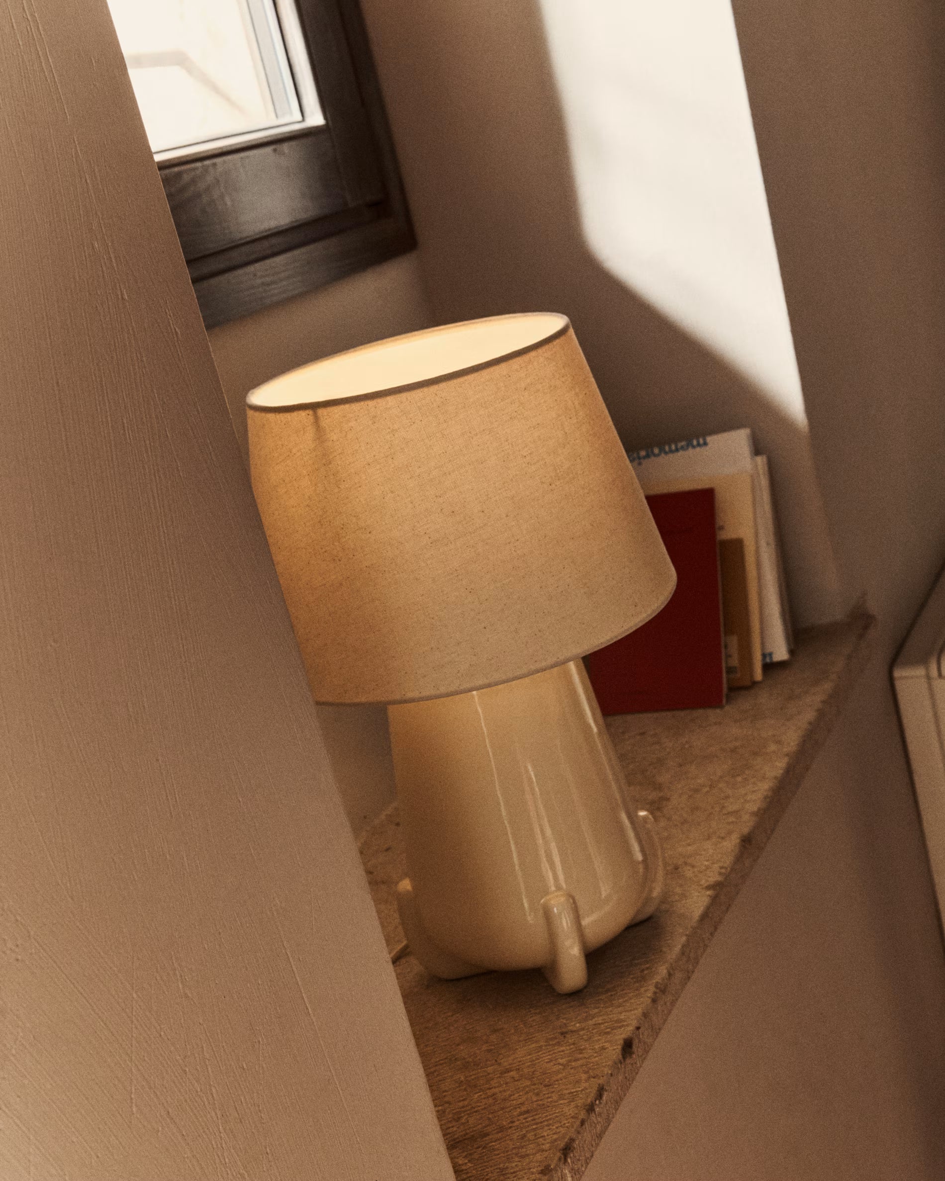 ODRA Beige Table Lamp