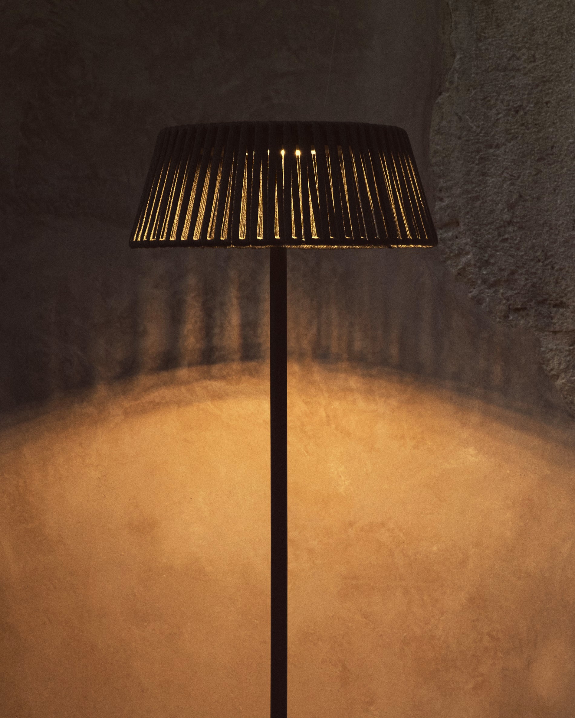 Solar garden floor lamp ALDET green