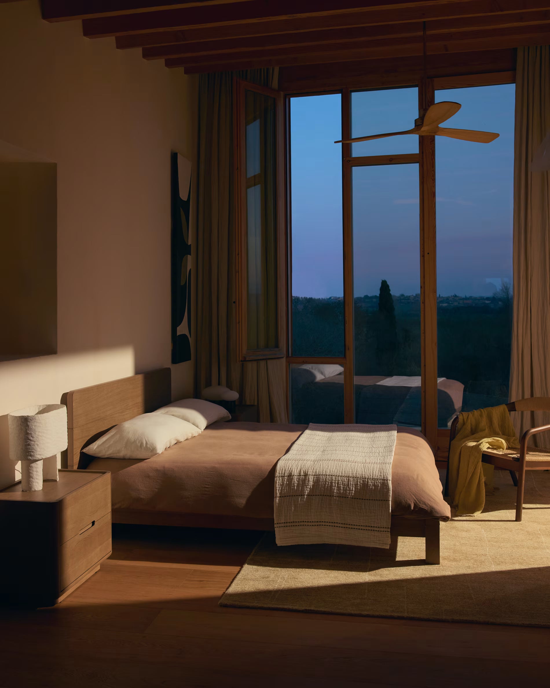 ARELIDA Bed in Oak Veneer