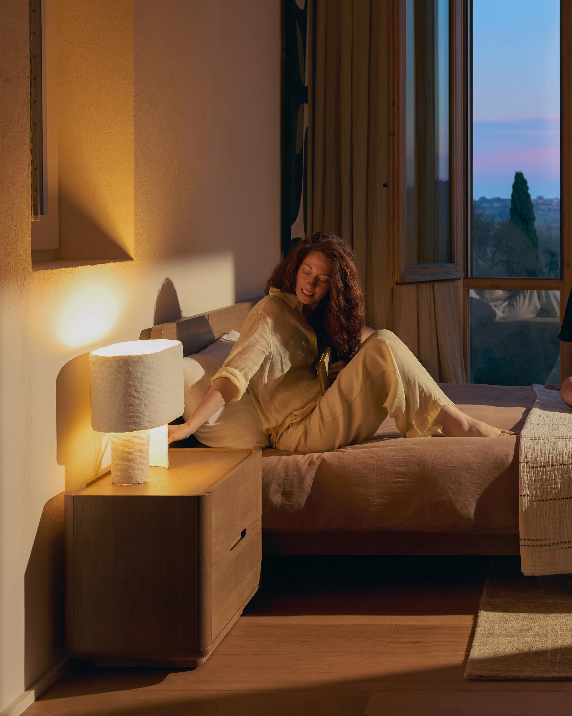 BEDALA Table Lamp White